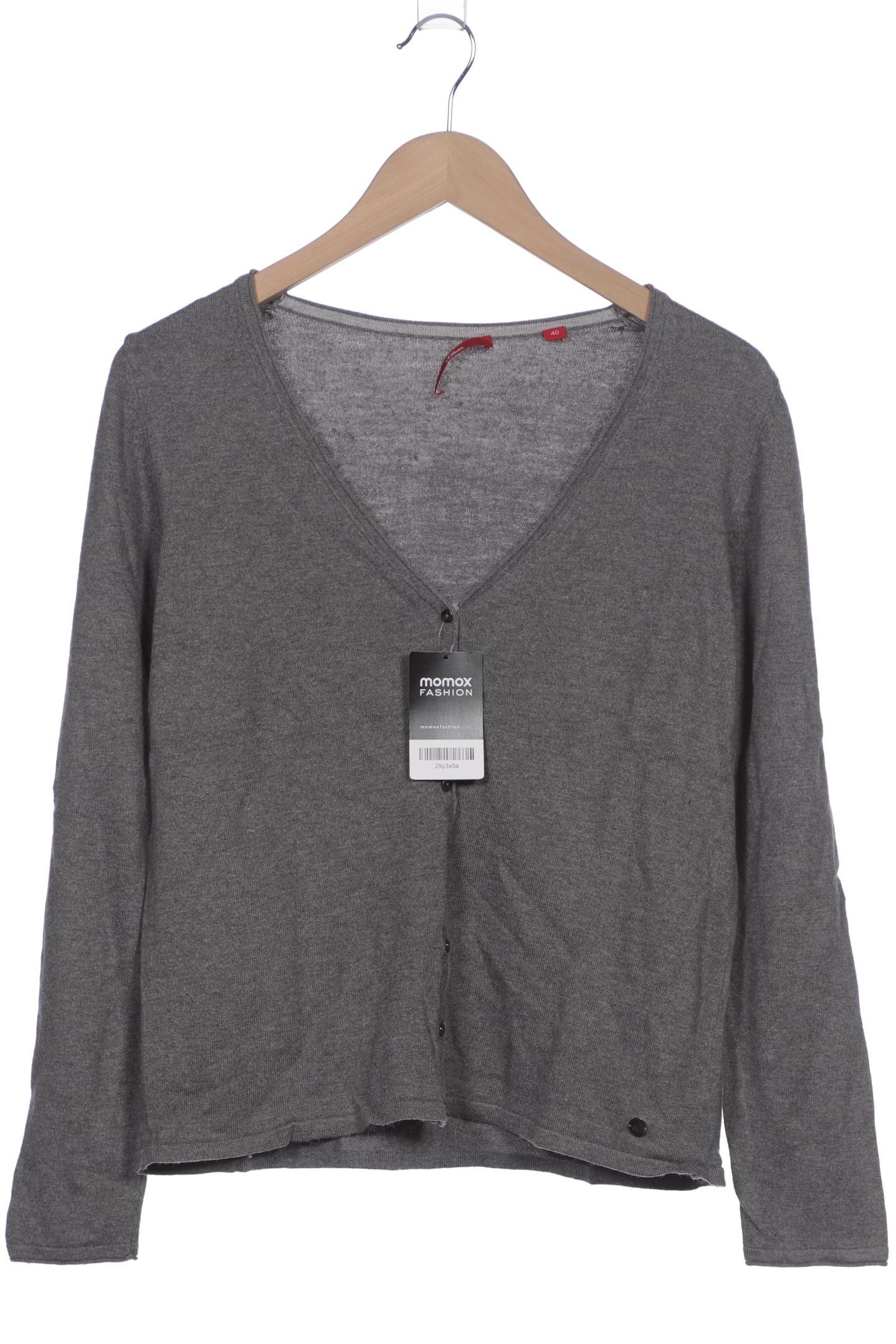 

s.Oliver Damen Strickjacke, grau, Gr. 40