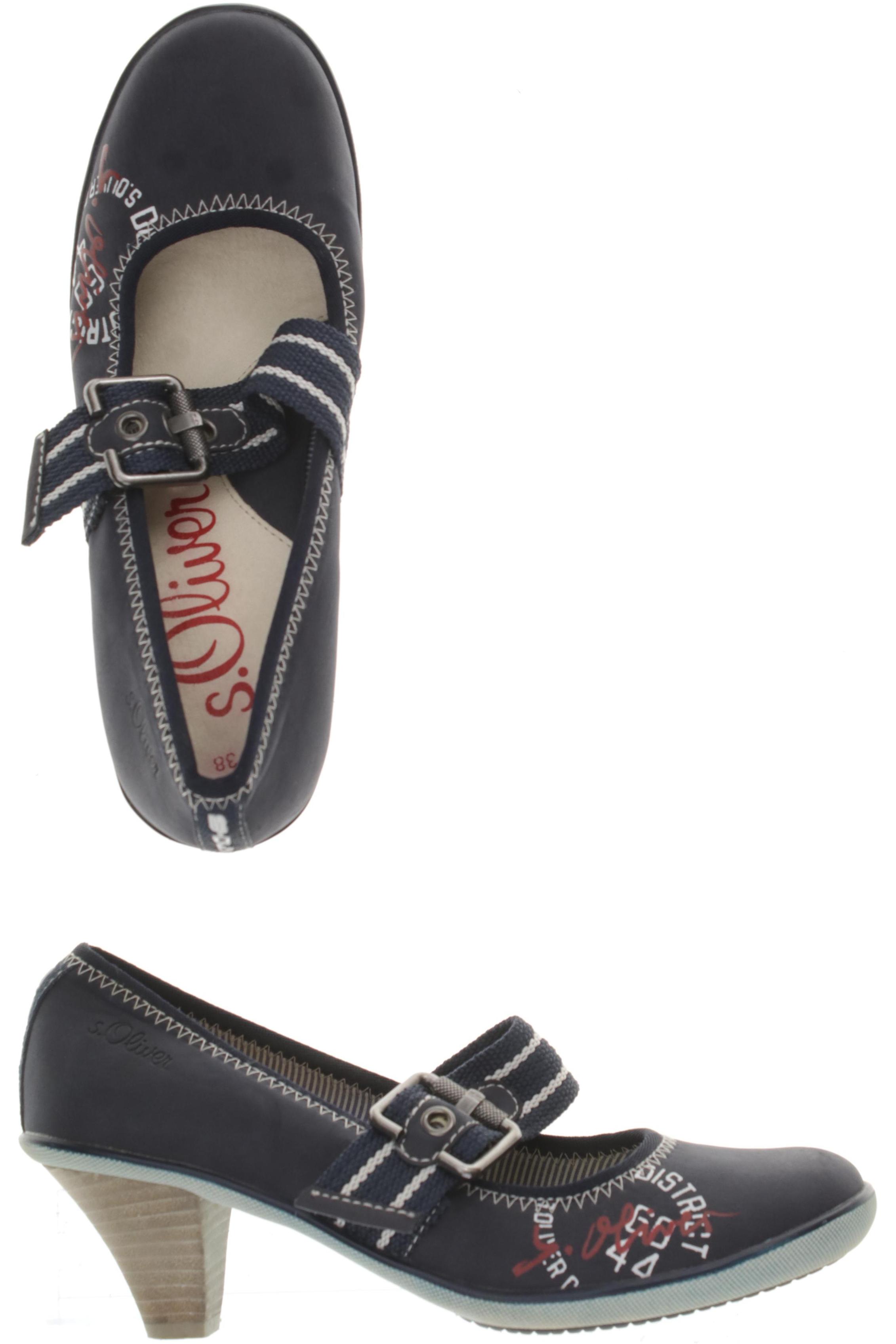 

s.Oliver Damen Pumps, blau, Gr. 38