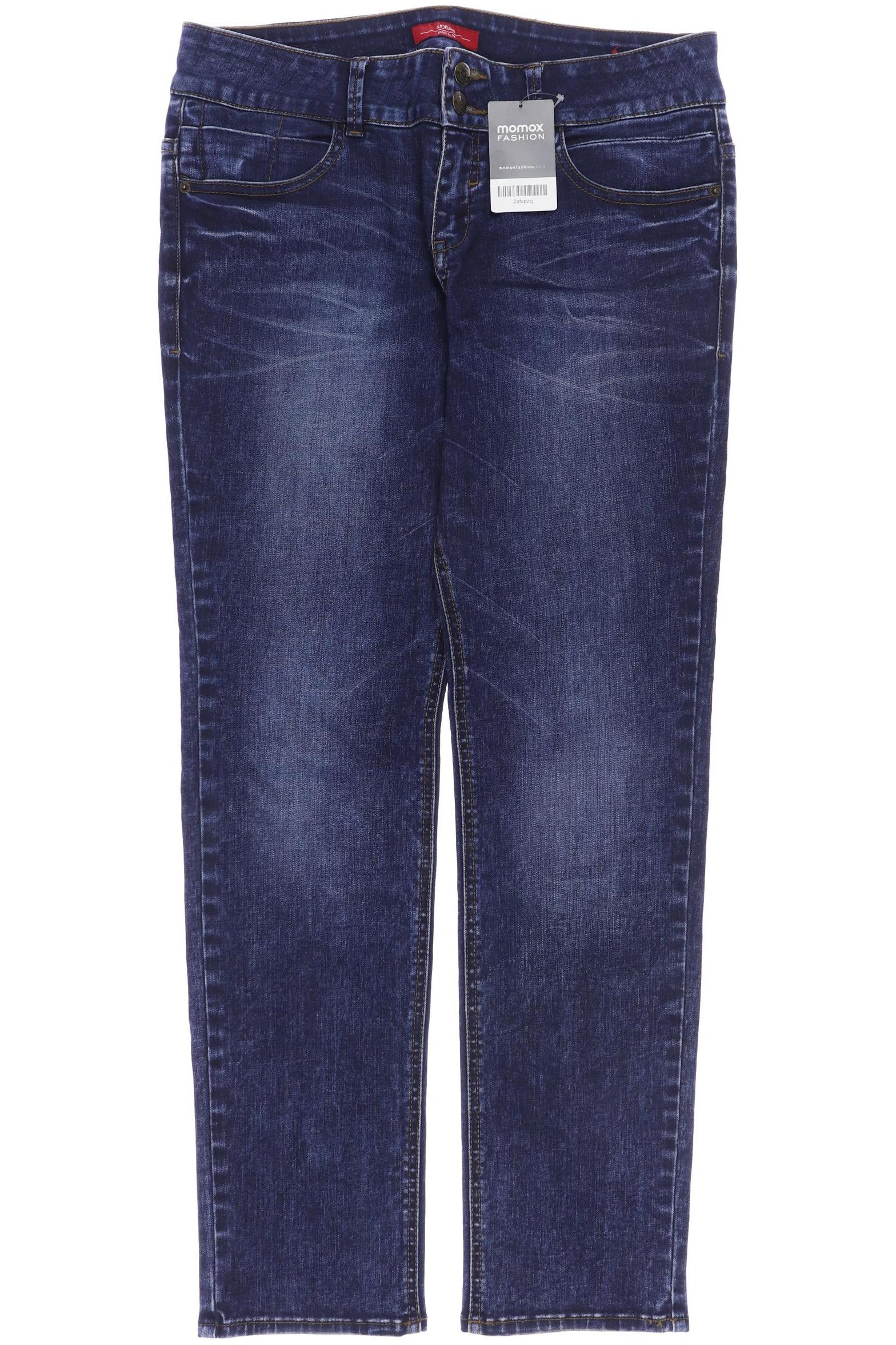 

s.Oliver Damen Jeans, marineblau