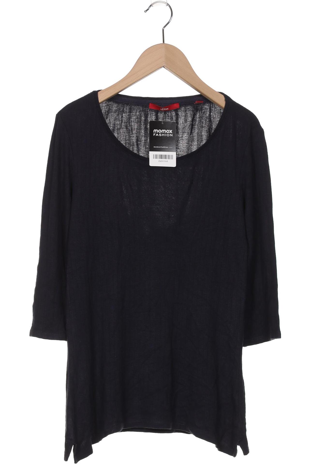 

s.Oliver Damen Langarmshirt, marineblau, Gr. 38