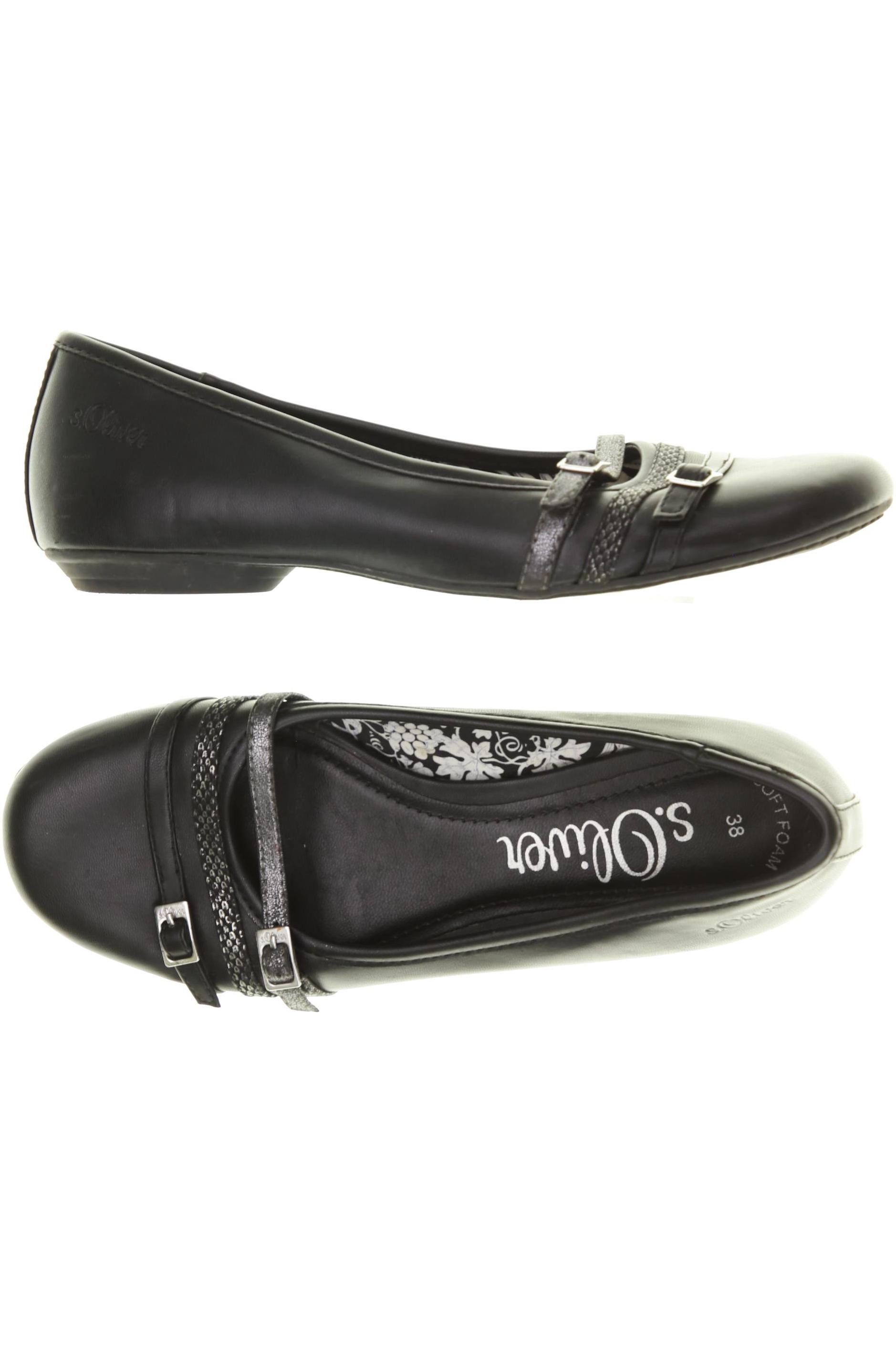 

s.Oliver Damen Ballerinas, schwarz, Gr. 38