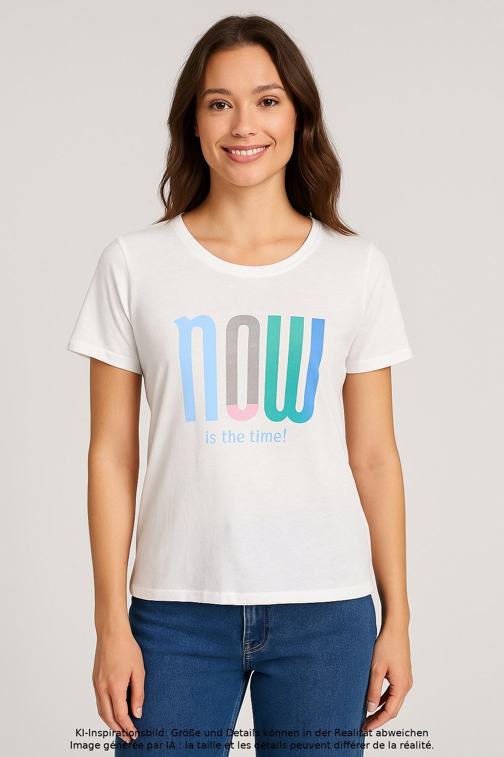 

s.Oliver Damen T-Shirt, weiß, Gr. 36