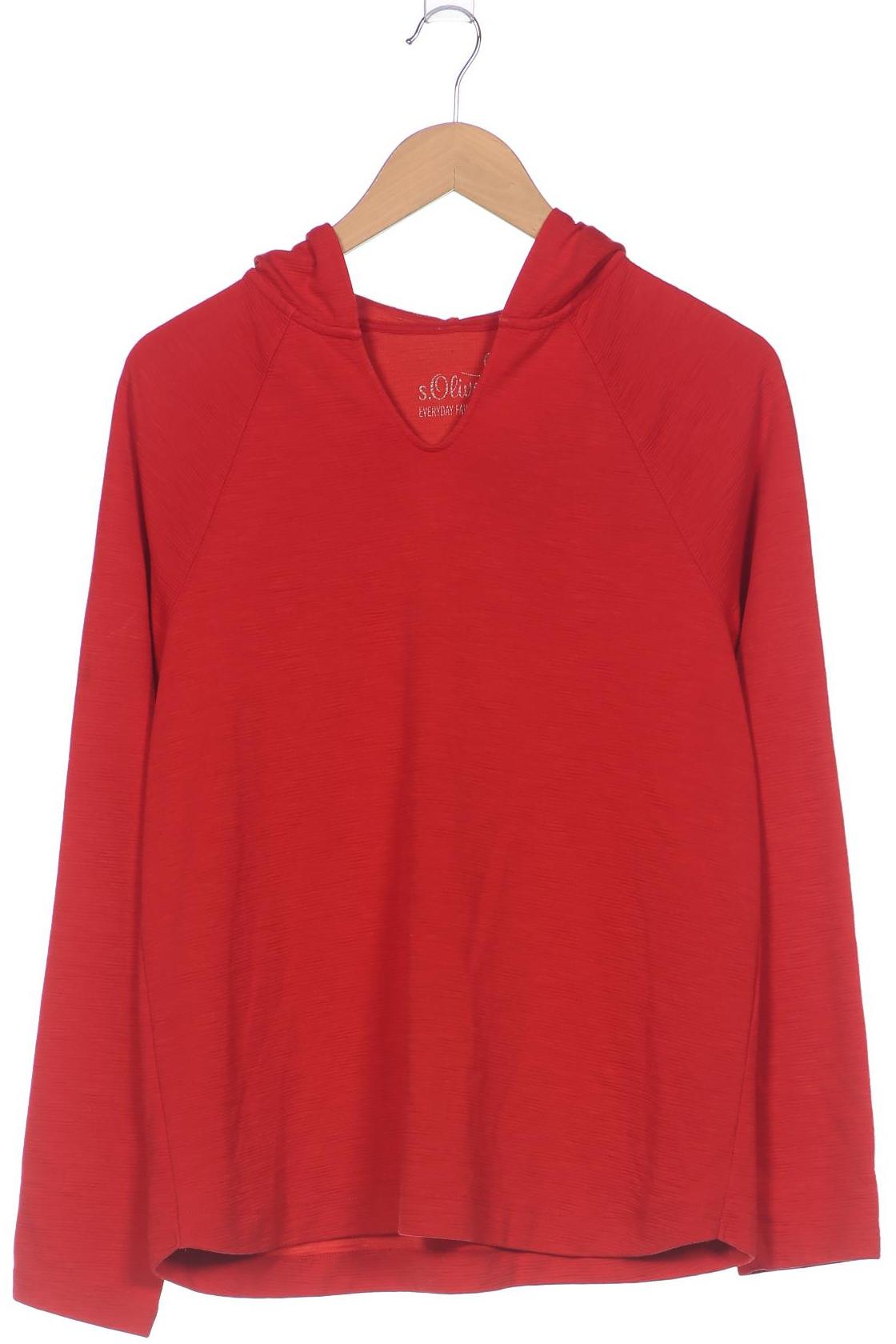 

s.Oliver Damen Kapuzenpullover, rot, Gr. 40