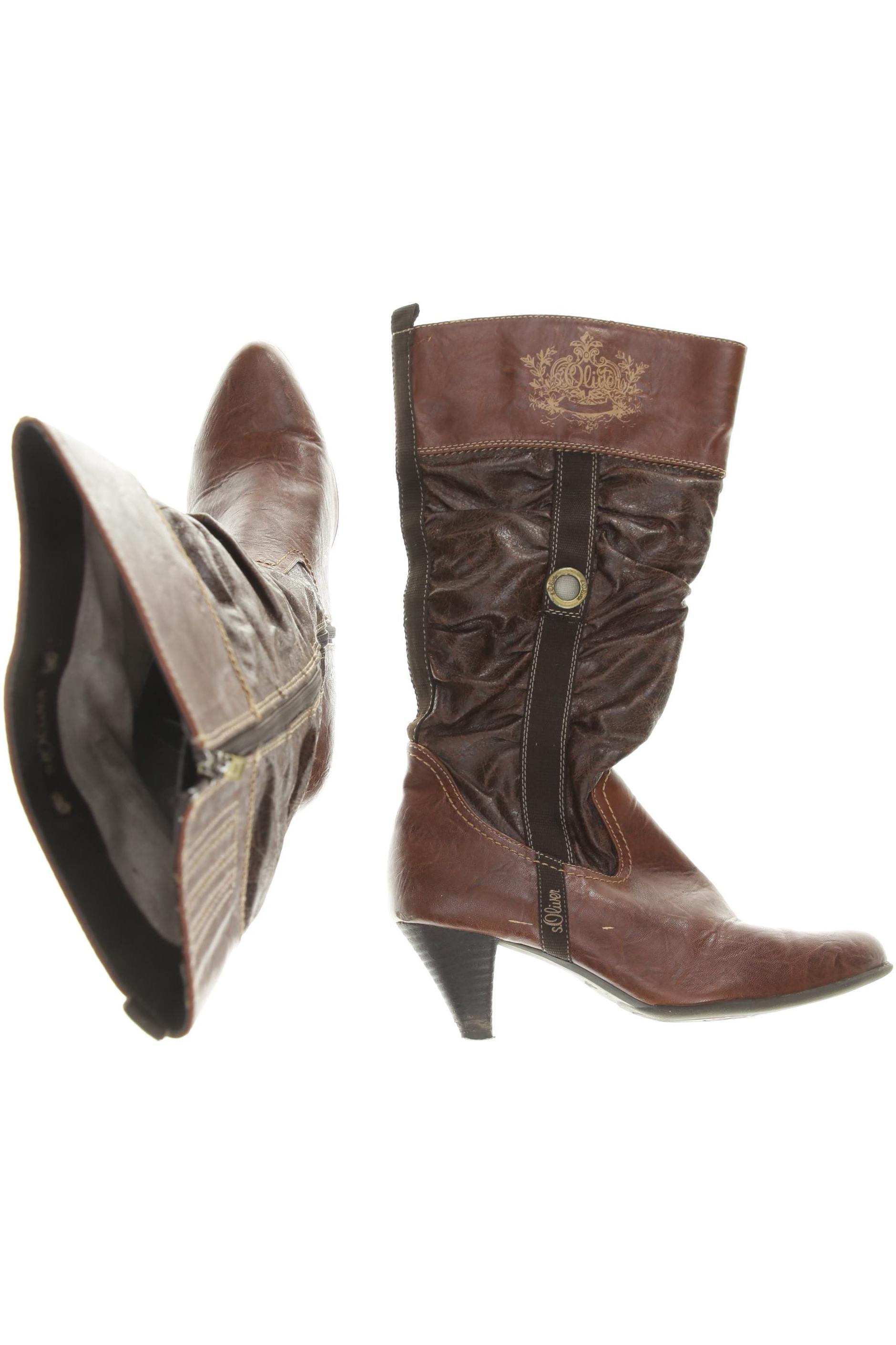 

s.Oliver Damen Stiefel, braun, Gr. 41