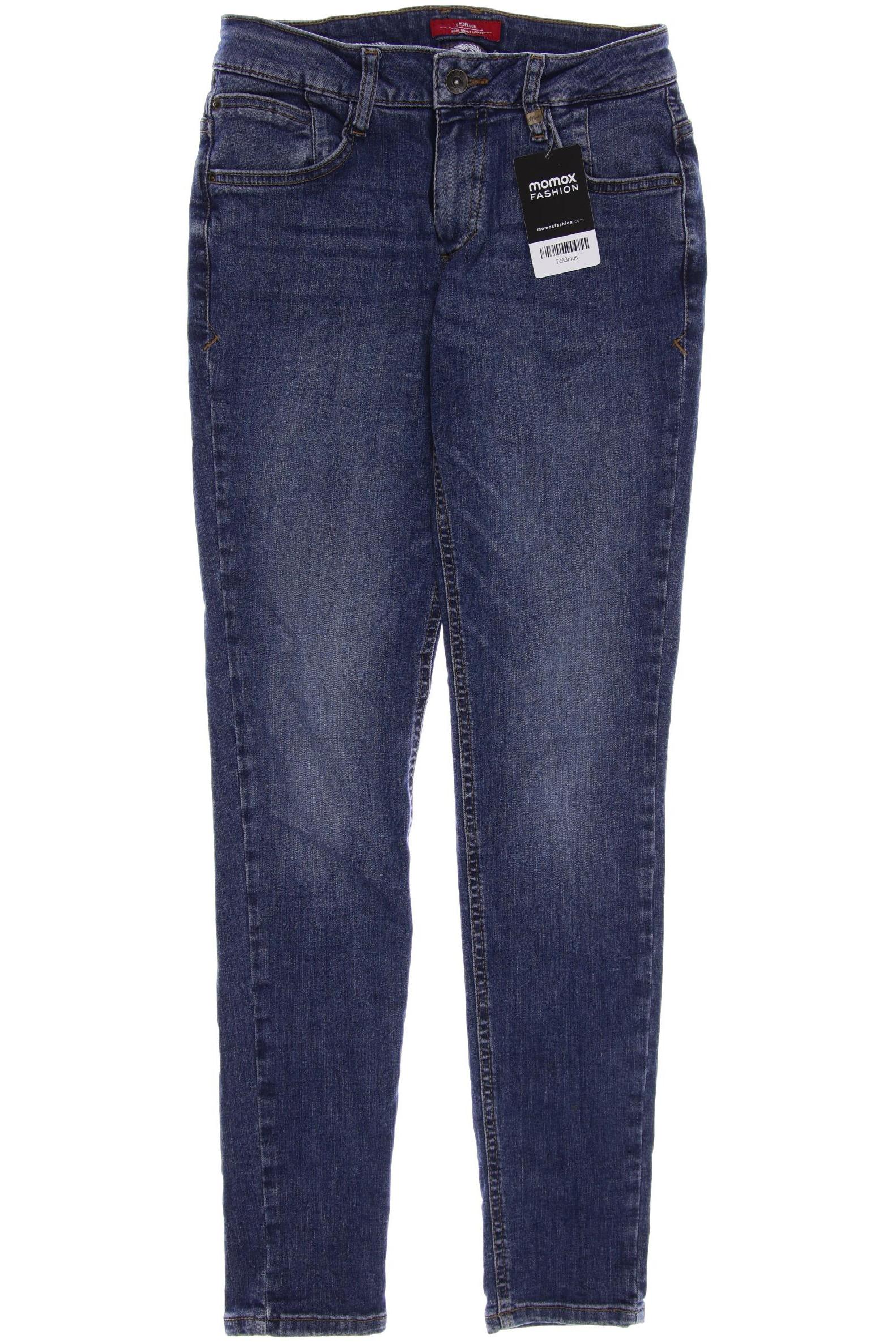 

s.Oliver Damen Jeans, blau