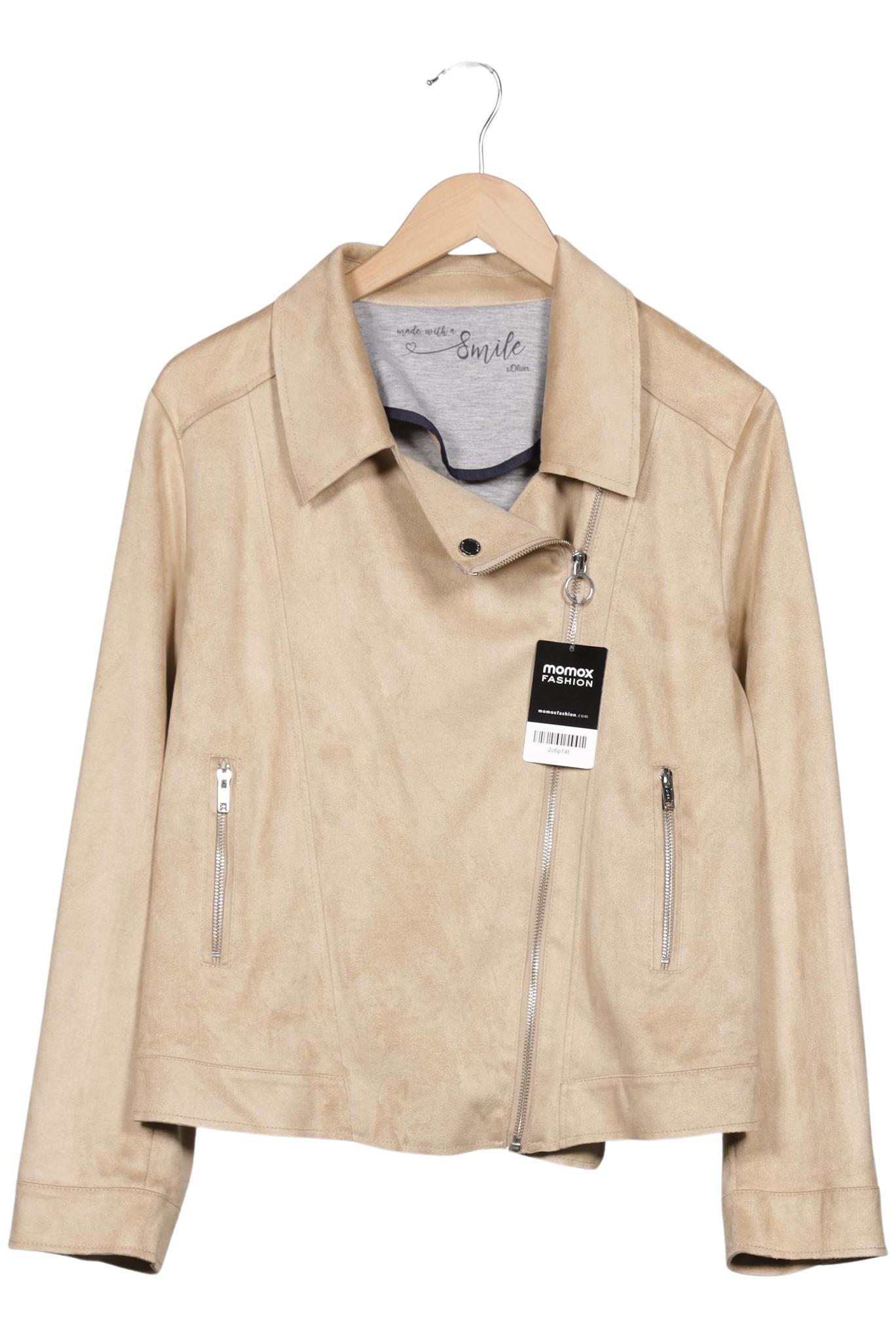 

s.Oliver Damen Jacke, beige, Gr. 46