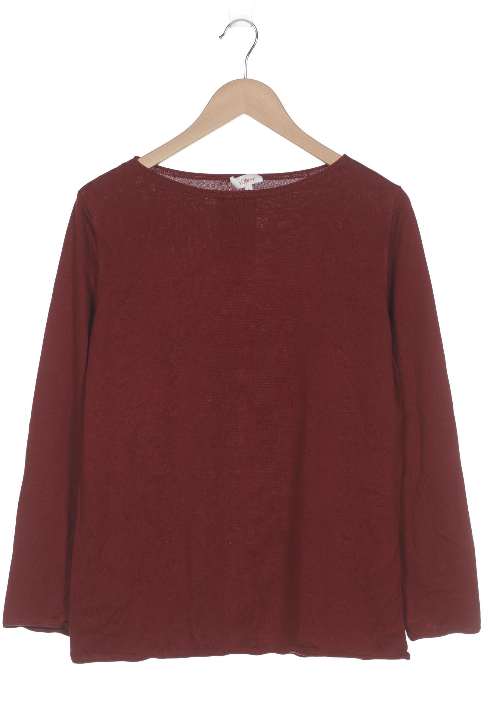 

s.Oliver Damen Pullover, bordeaux, Gr. 44