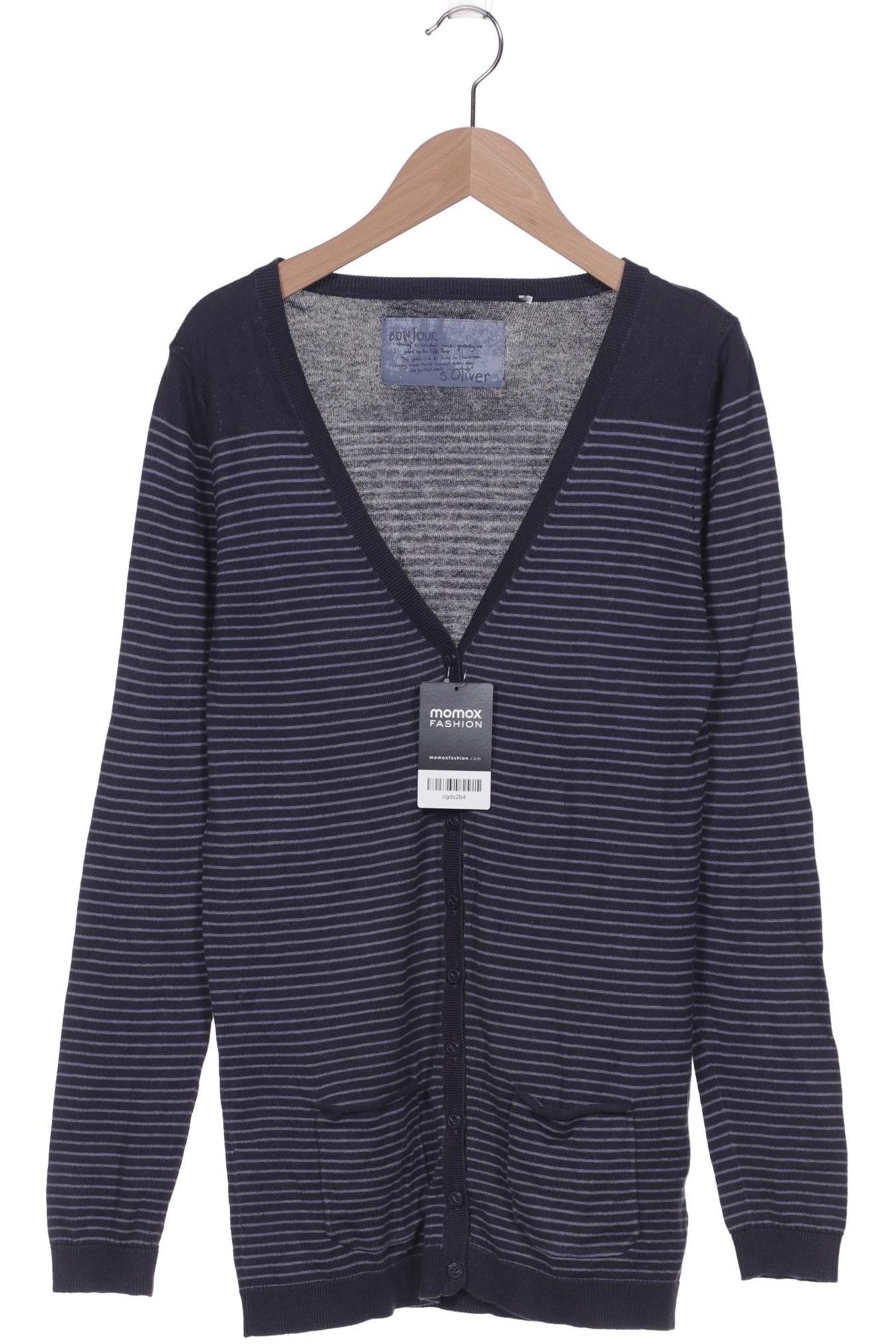 

s.Oliver Damen Strickjacke, marineblau