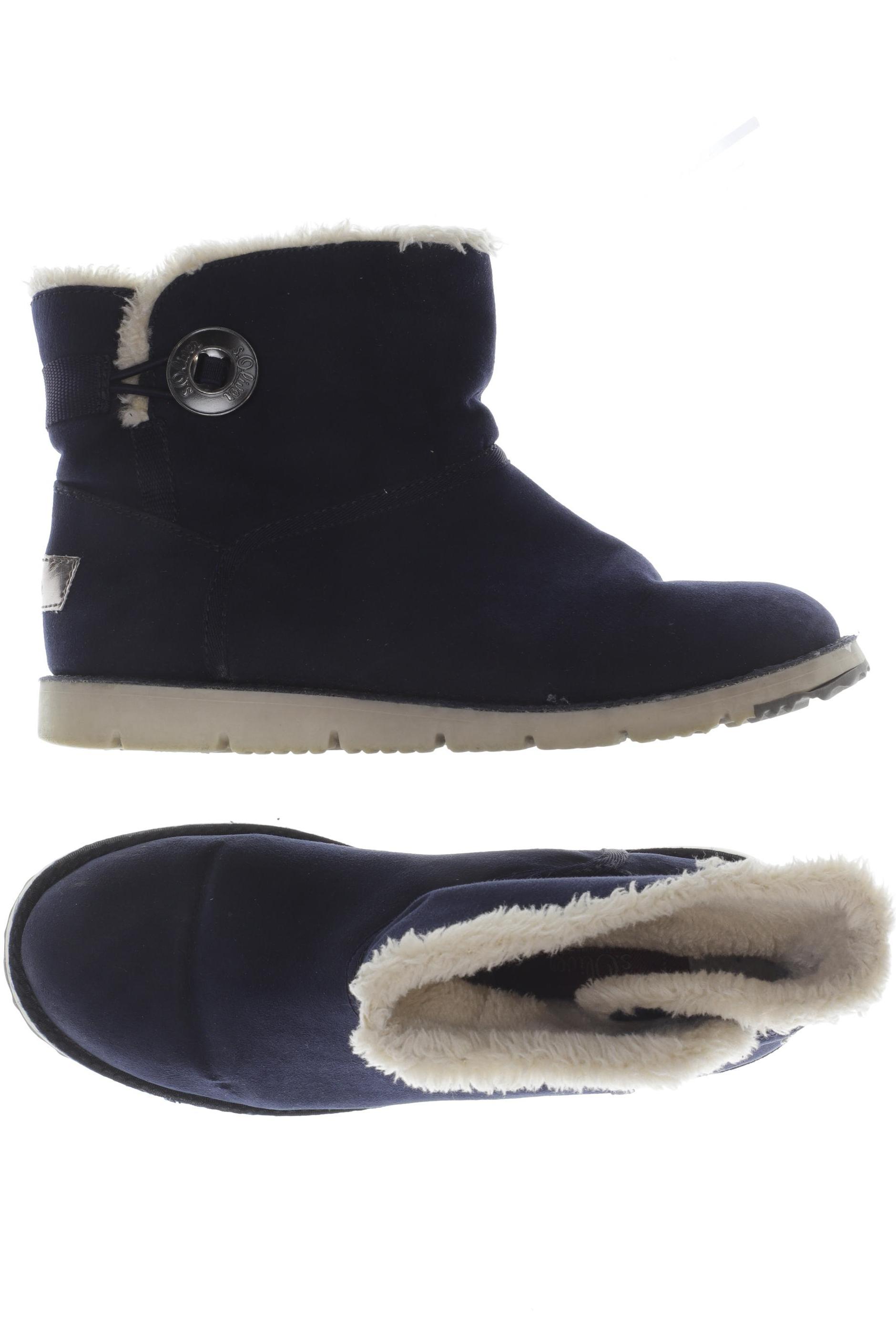 

s.Oliver Damen Stiefelette, blau, Gr. 39