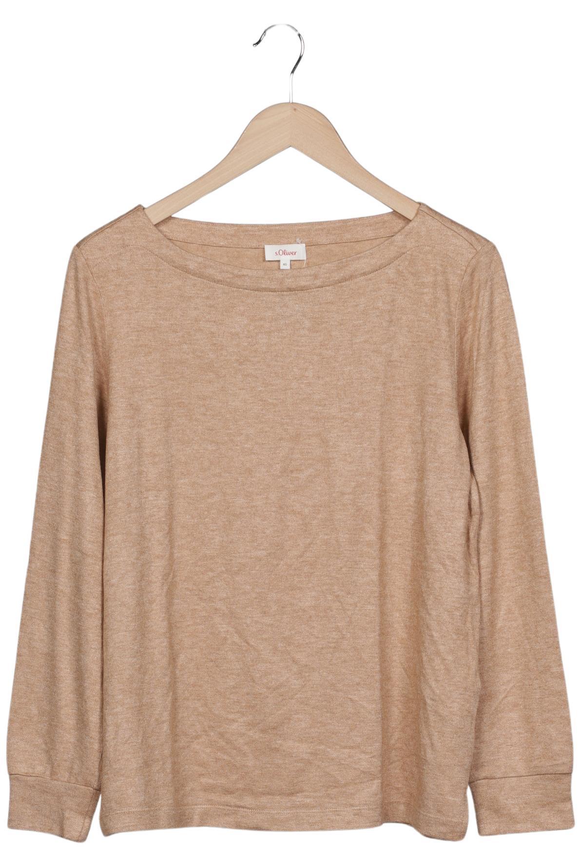 

s.Oliver Damen Pullover, beige, Gr. 40
