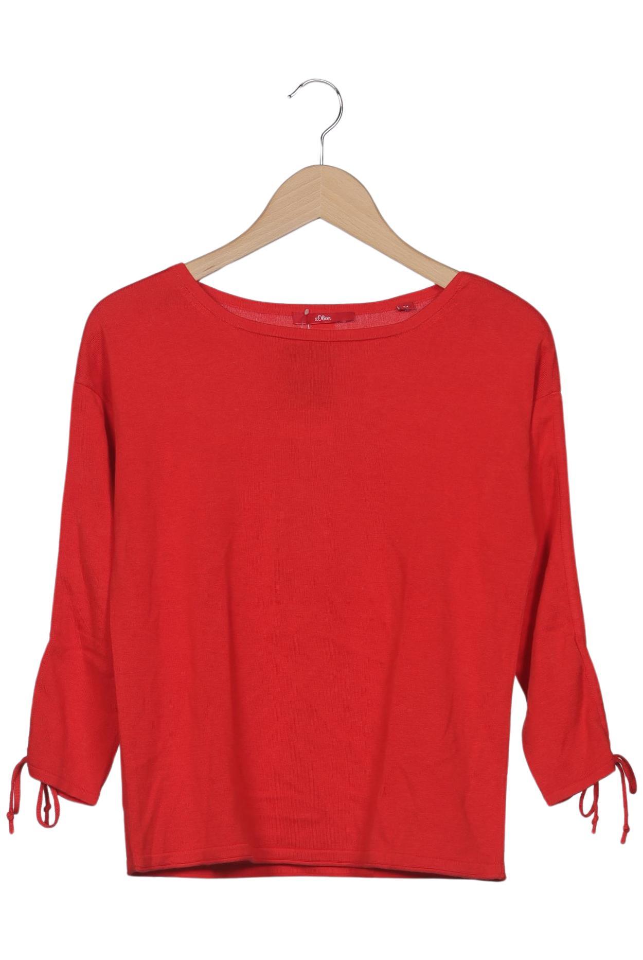 

s.Oliver Damen Pullover, rot, Gr. 34