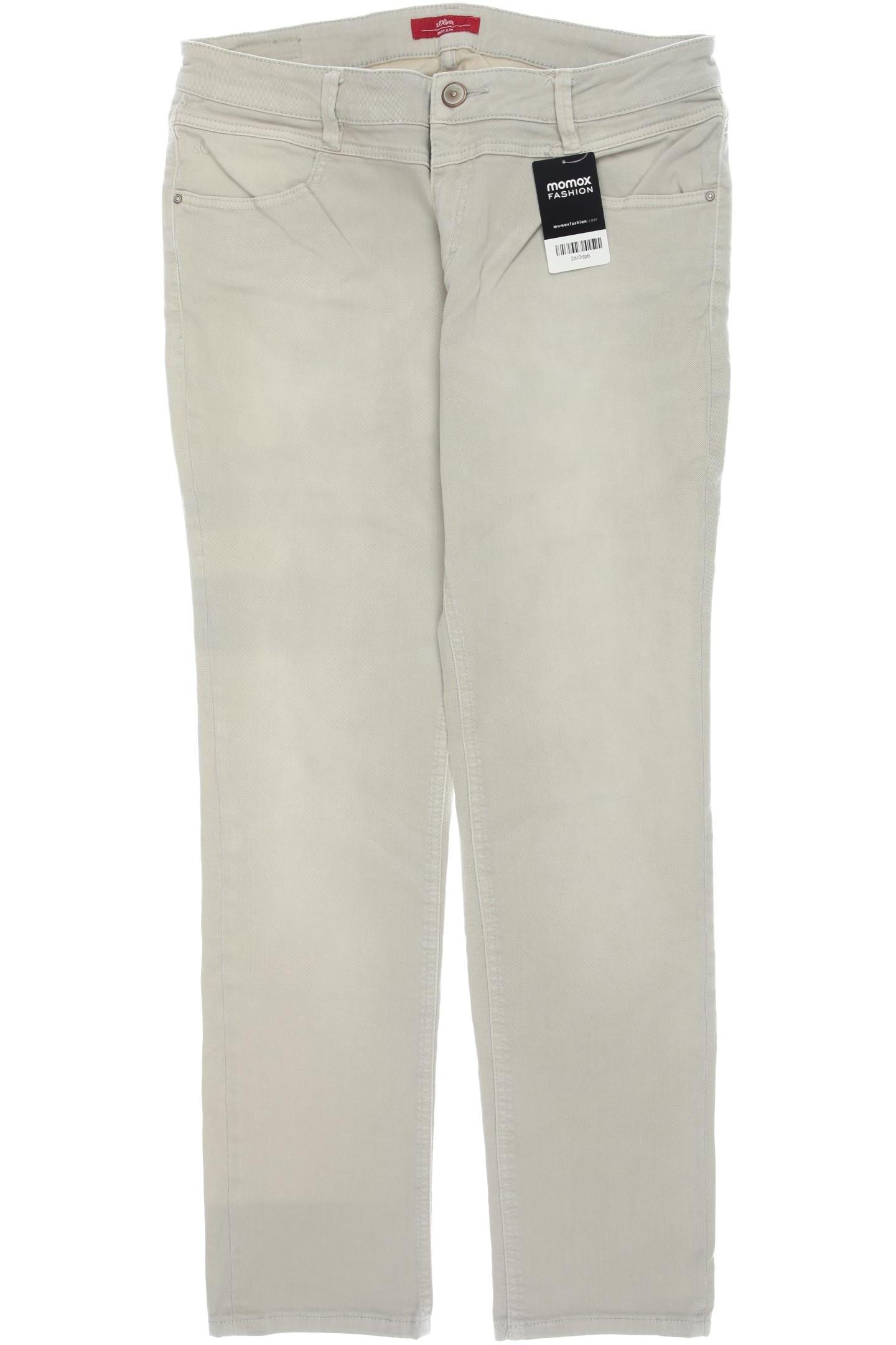 

s.Oliver Damen Jeans, beige, Gr. 42