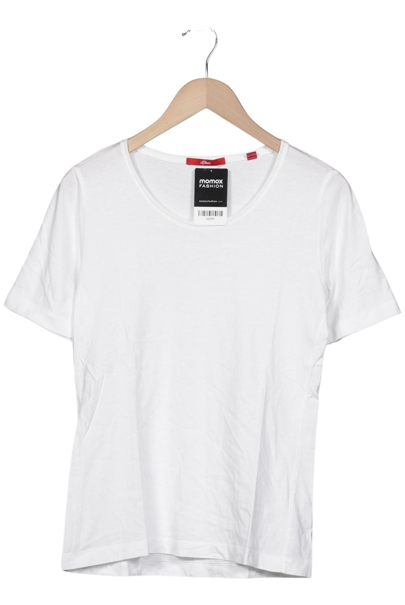 

s.Oliver Damen T-Shirt, weiß, Gr. 40