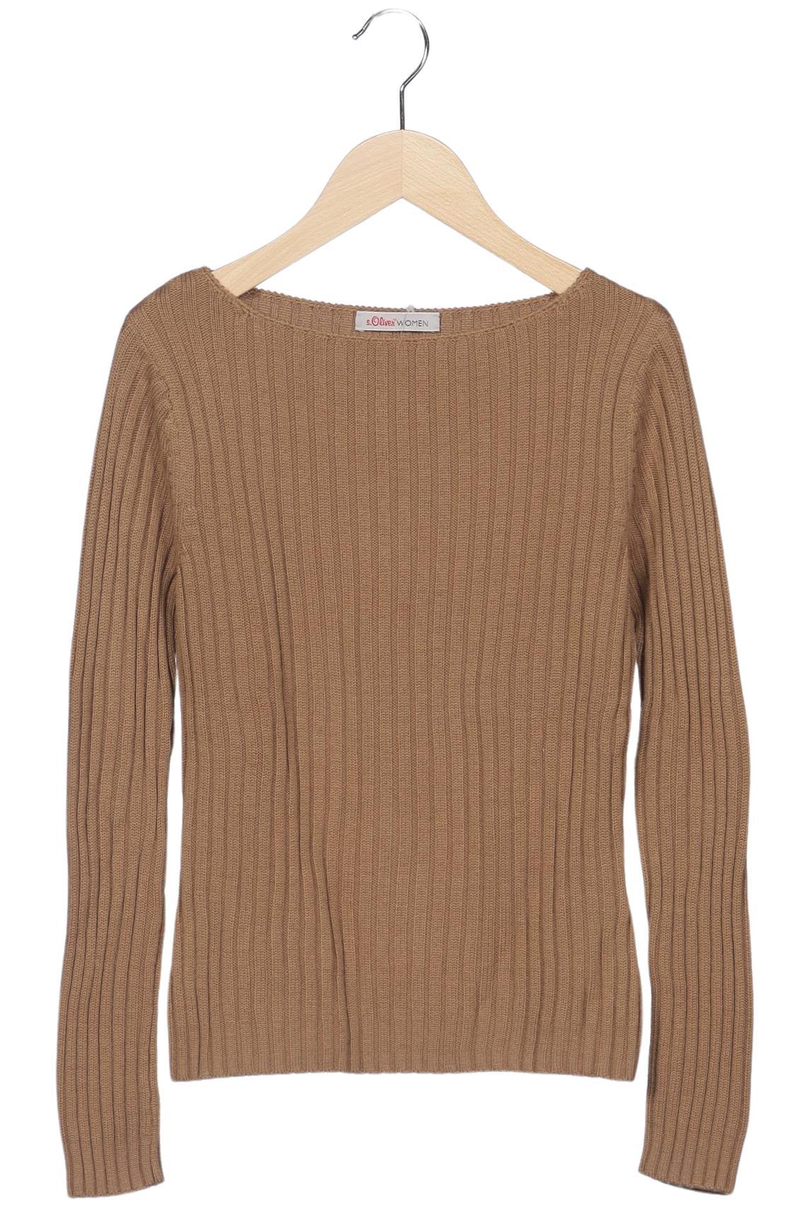 

s.Oliver Damen Pullover, braun, Gr. 34