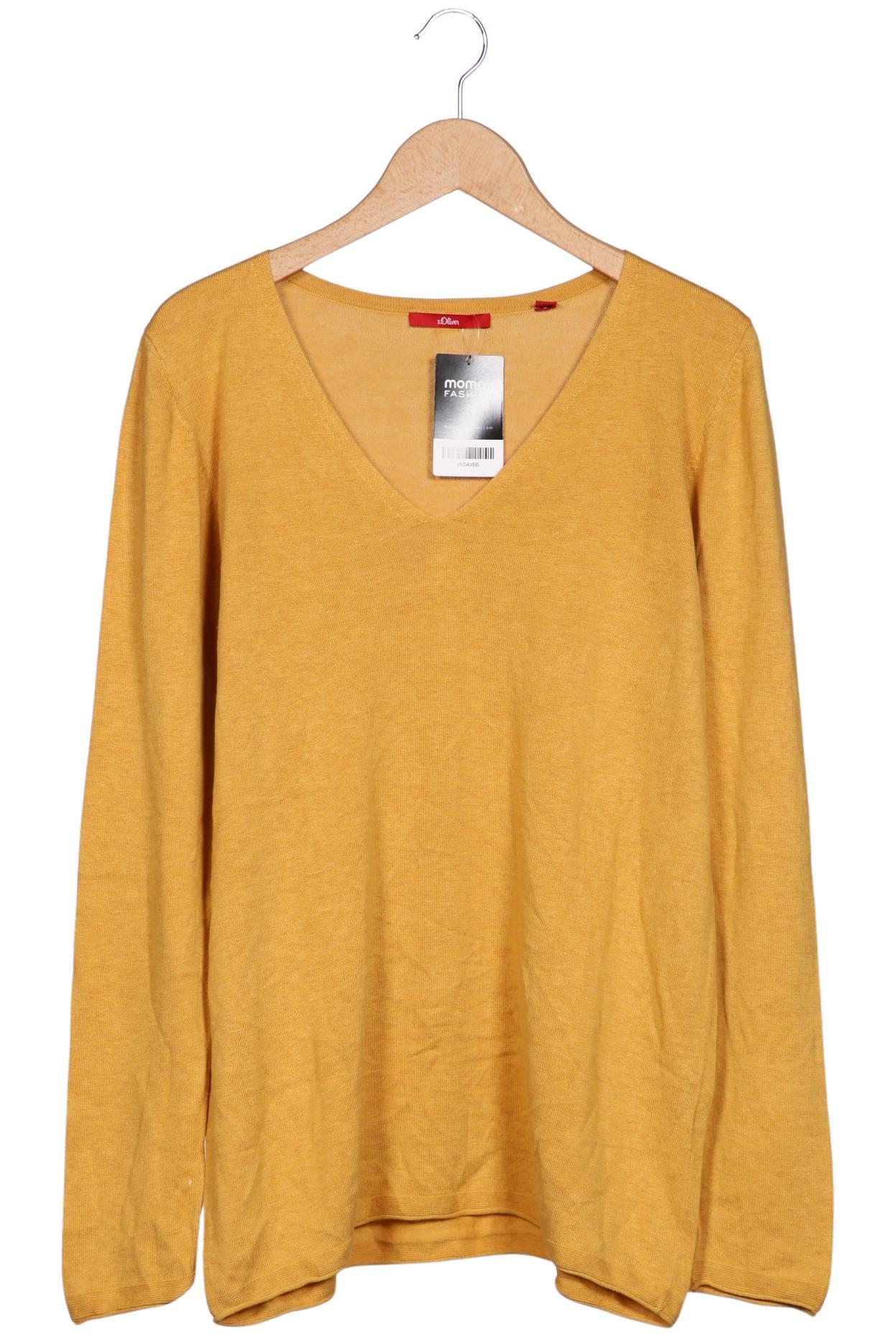 

s.Oliver Damen Pullover, gelb, Gr. 42