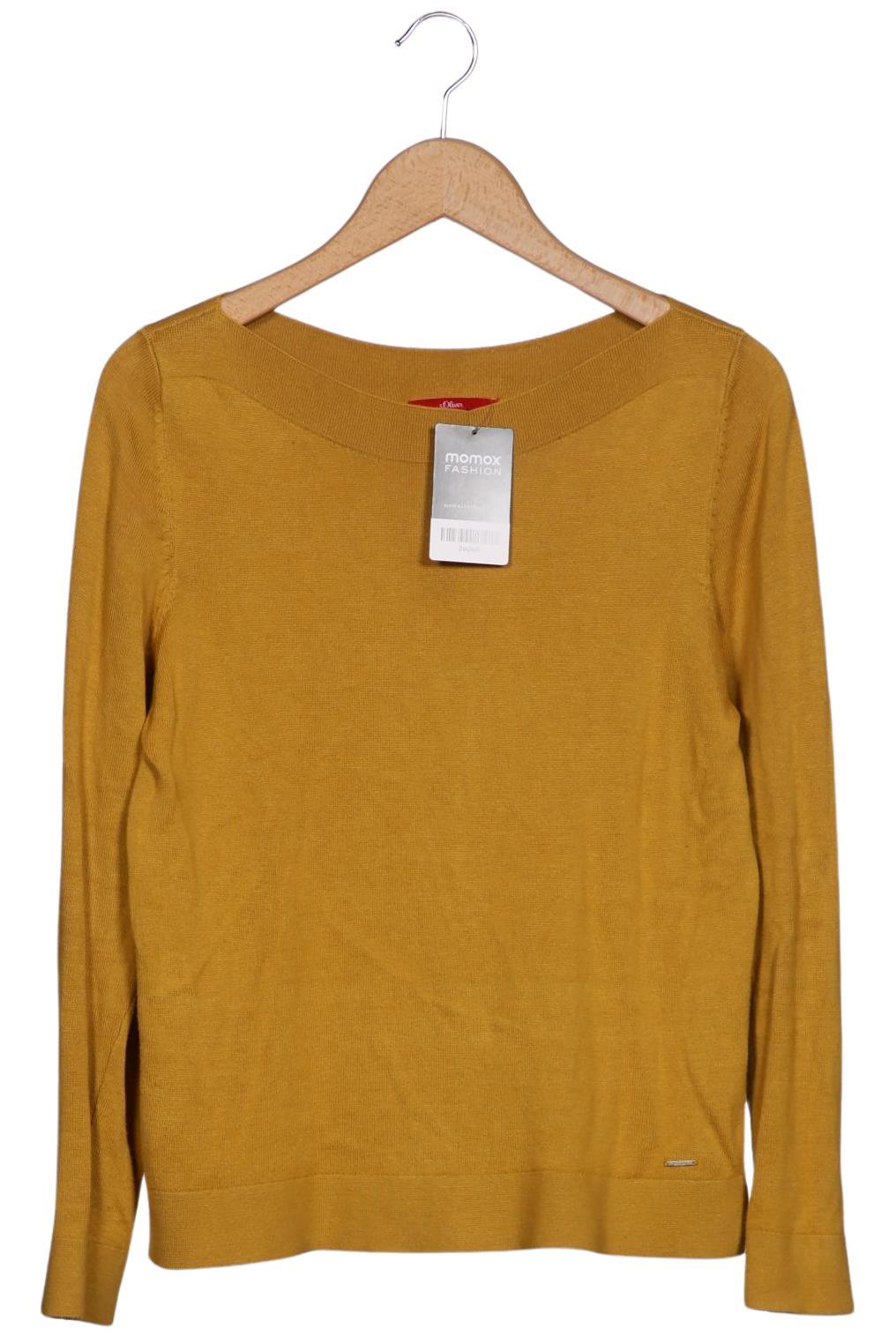 

s.Oliver Damen Pullover, gelb, Gr. 36