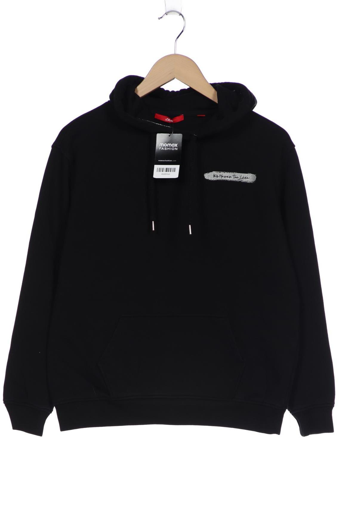 

s.Oliver Damen Kapuzenpullover, schwarz