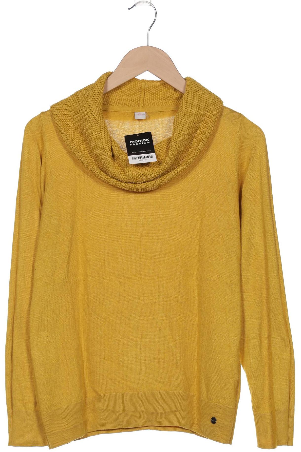 

s.Oliver Damen Pullover, gelb, Gr. 40