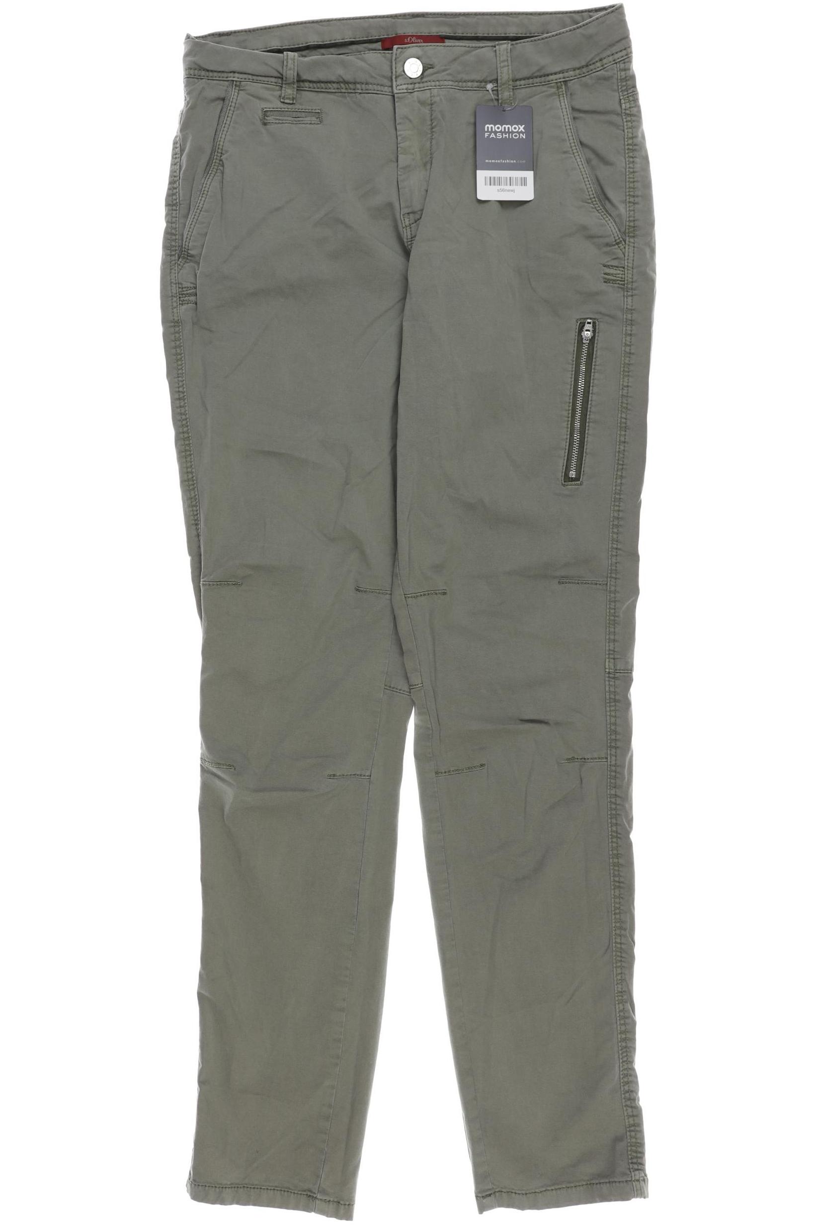 

s.Oliver Damen Stoffhose, grün, Gr. 38