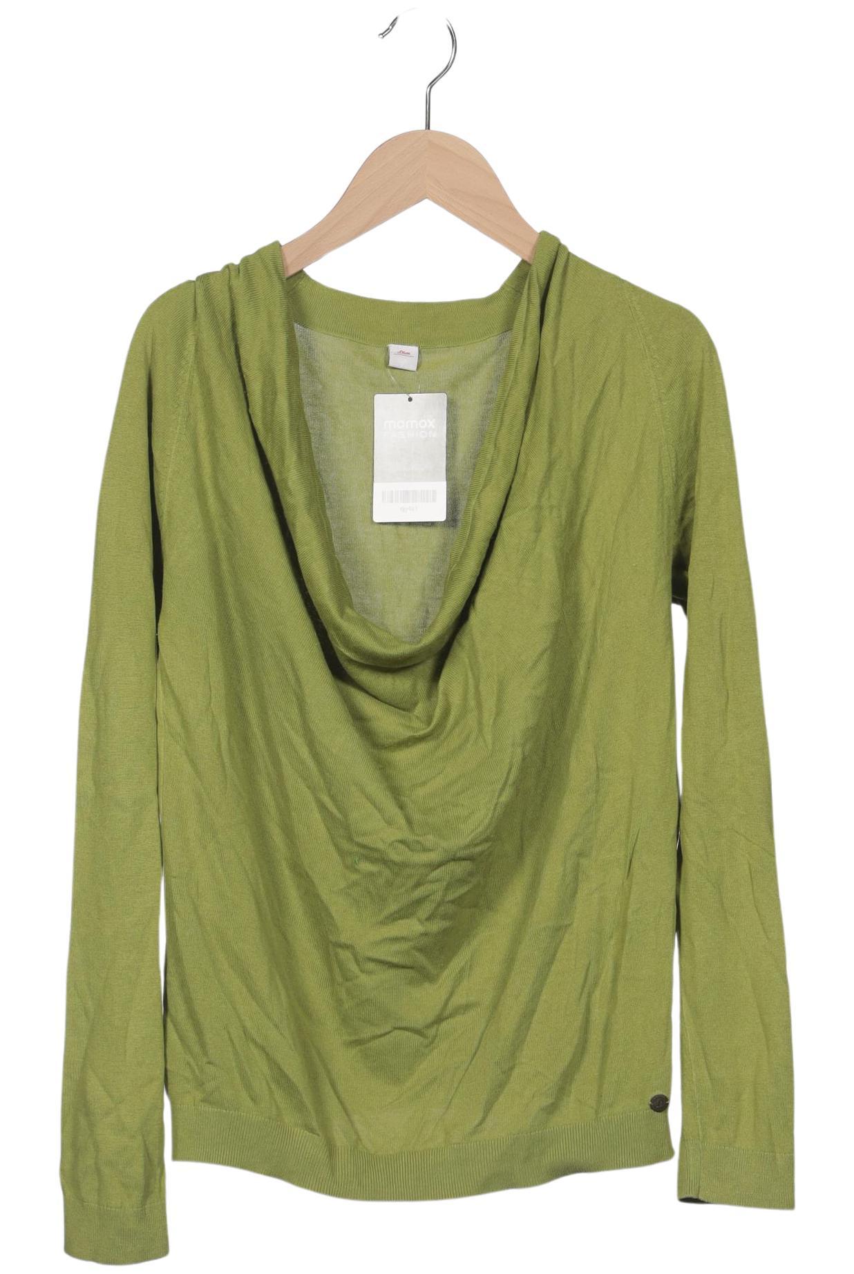 

s.Oliver Damen Langarmshirt, grün, Gr. 38