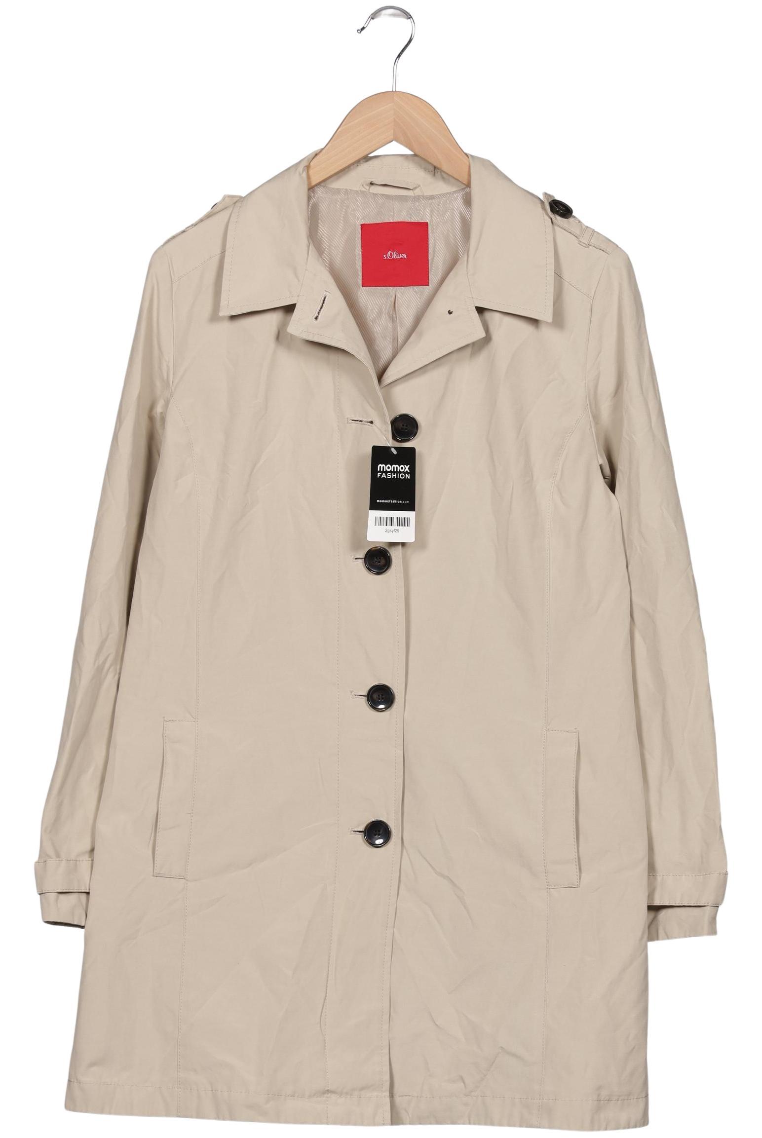 

s.Oliver Damen Mantel, beige, Gr. 40