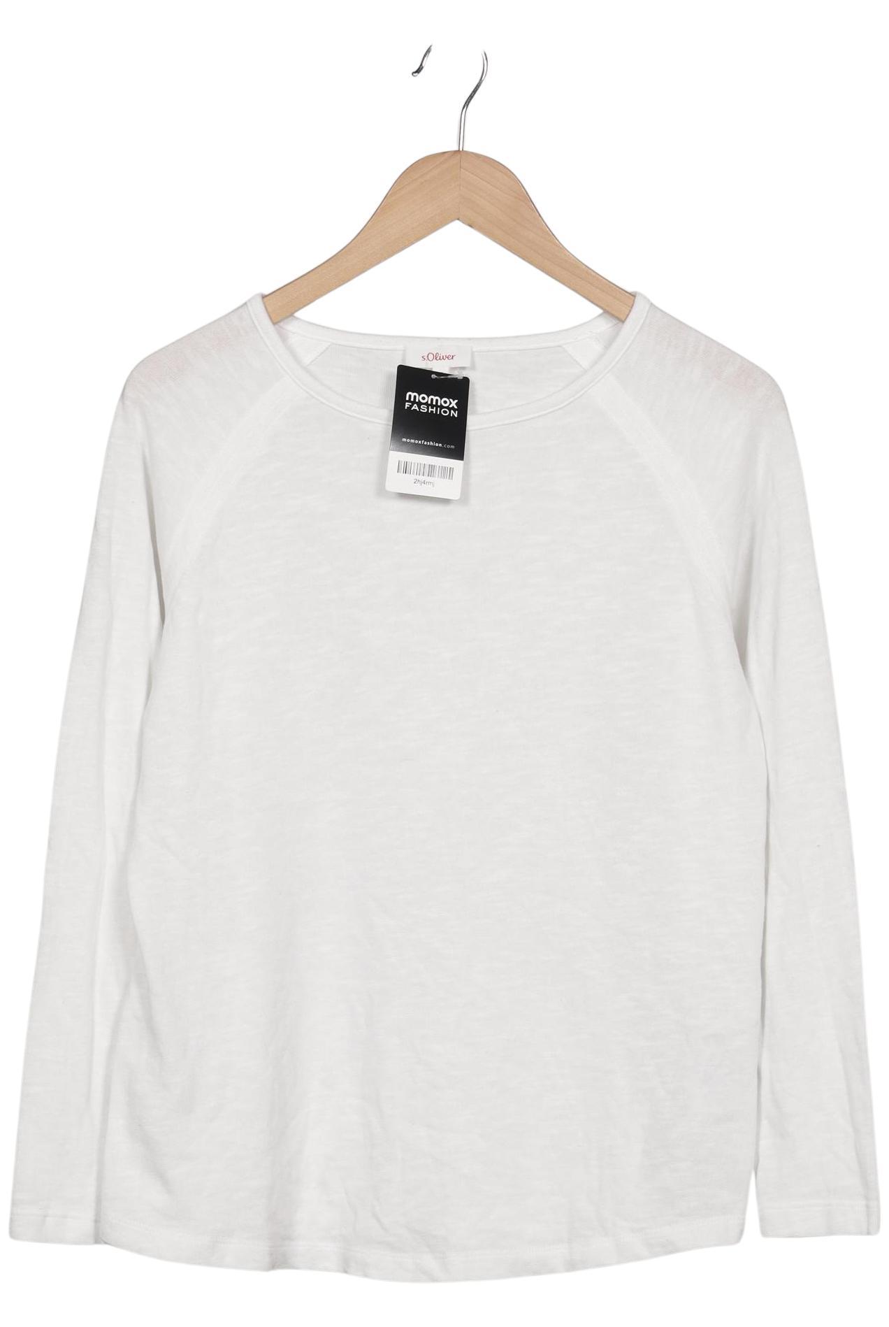 

s.Oliver Damen Pullover, weiß, Gr. 40