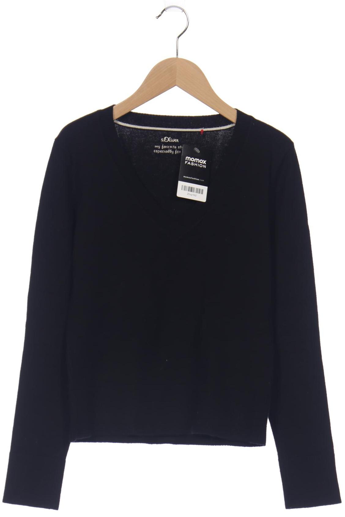 

s.Oliver Damen Pullover, schwarz, Gr. 34