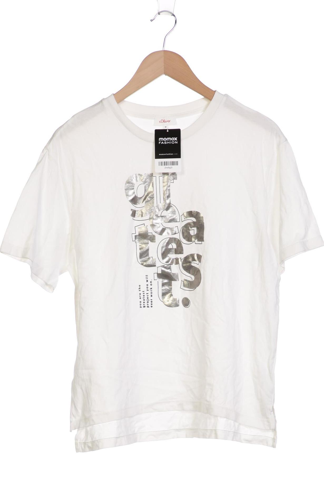 

s.Oliver Damen T-Shirt, weiß, Gr. 38