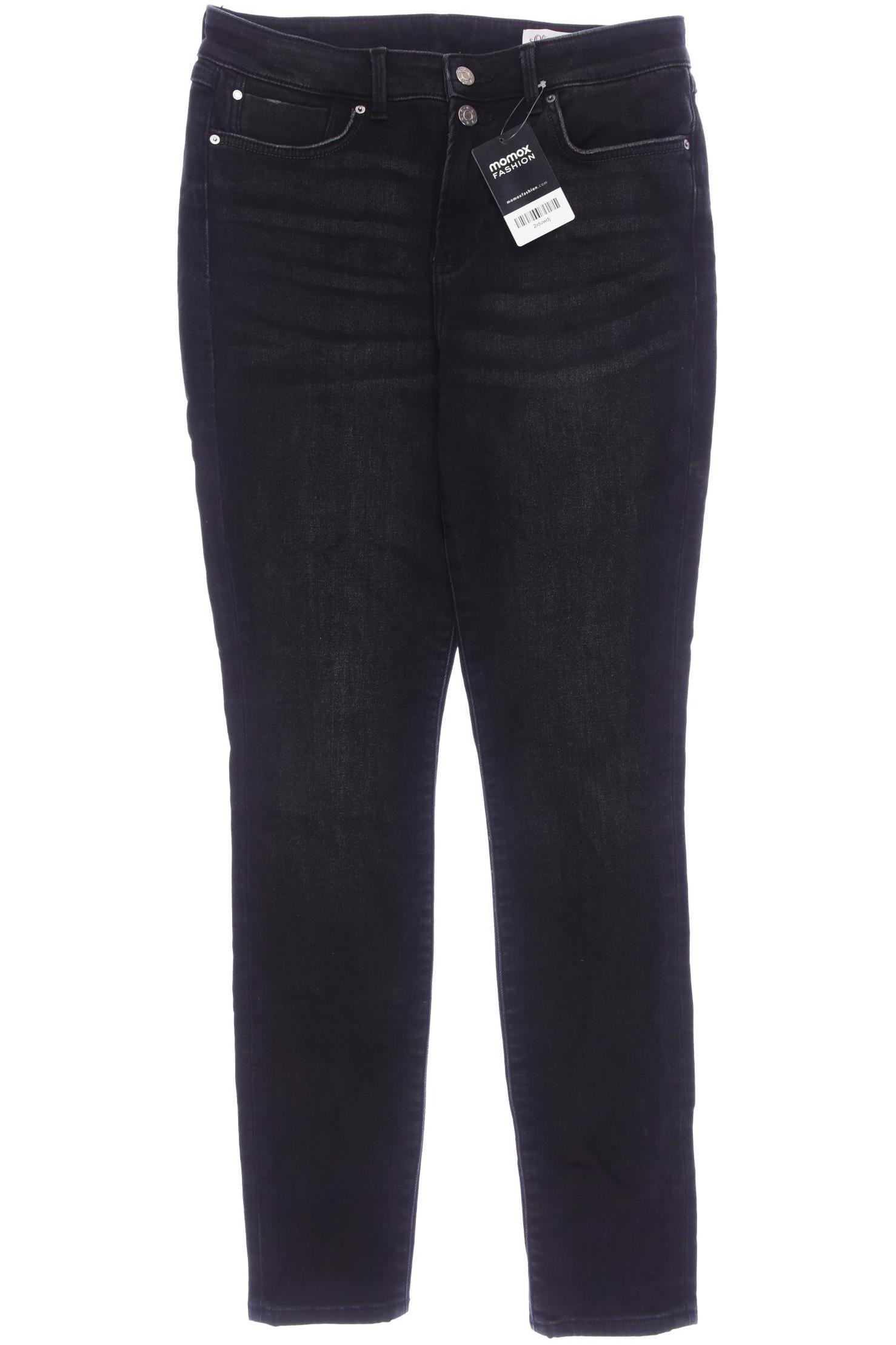 

s.Oliver Damen Jeans, schwarz, Gr. 40