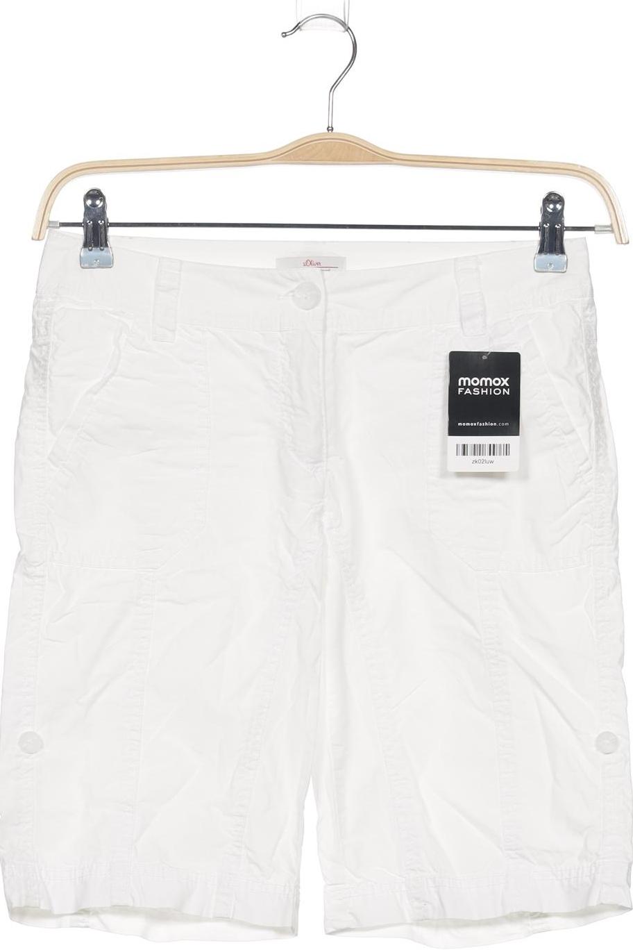 

s.Oliver Damen Shorts, weiß, Gr. 34