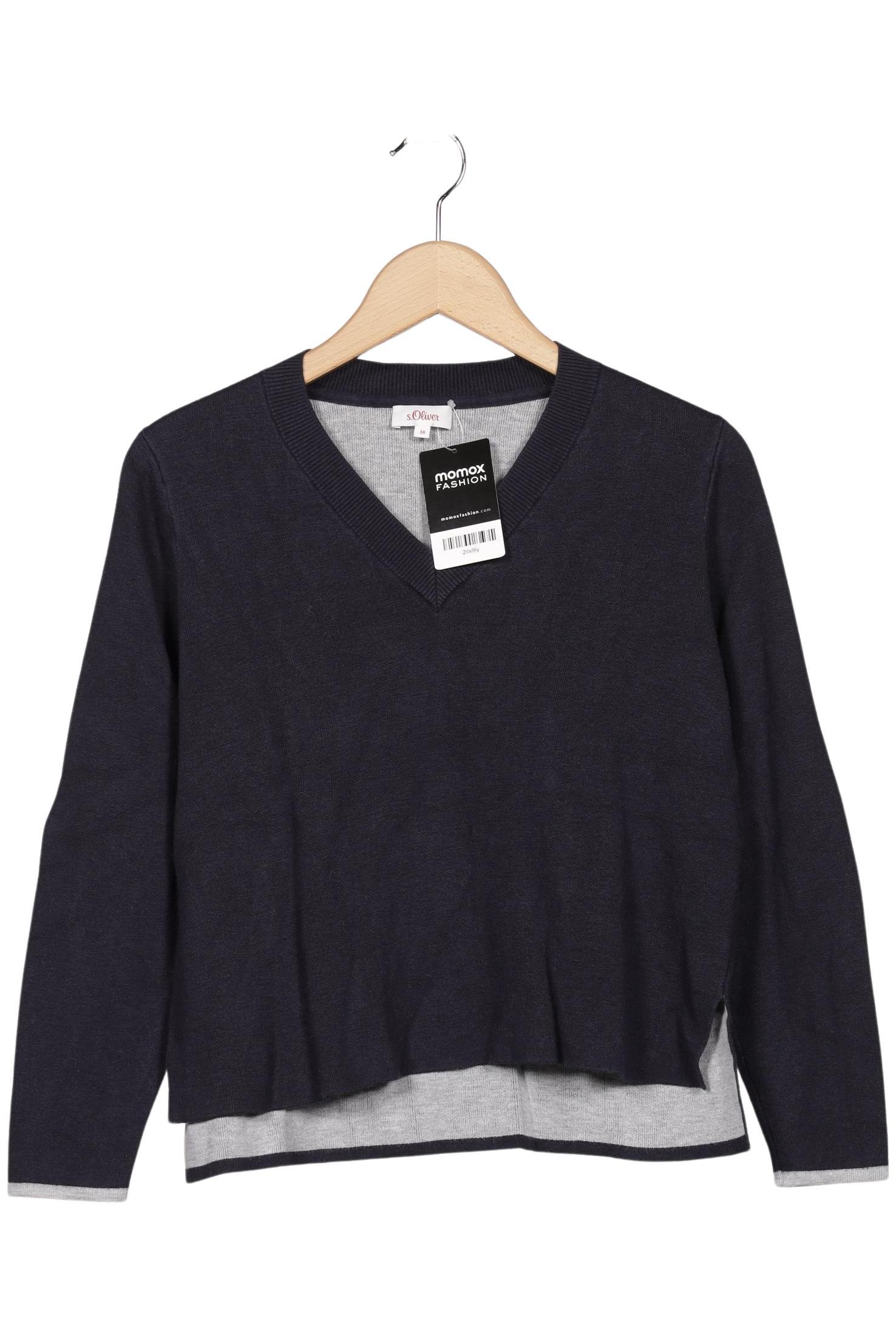 

s.Oliver Damen Pullover, marineblau, Gr. 38
