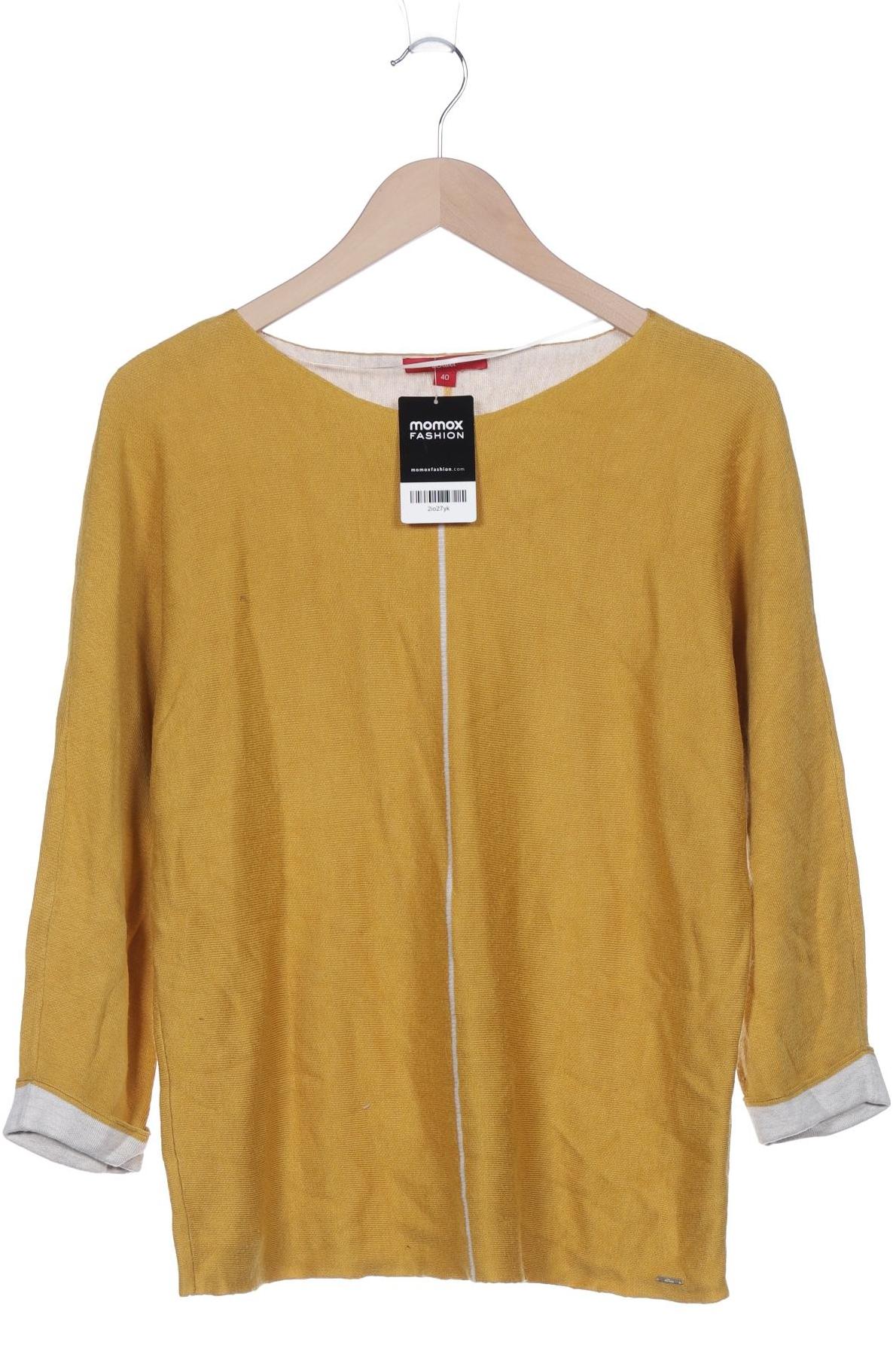 

s.Oliver Damen Pullover, gelb, Gr. 40
