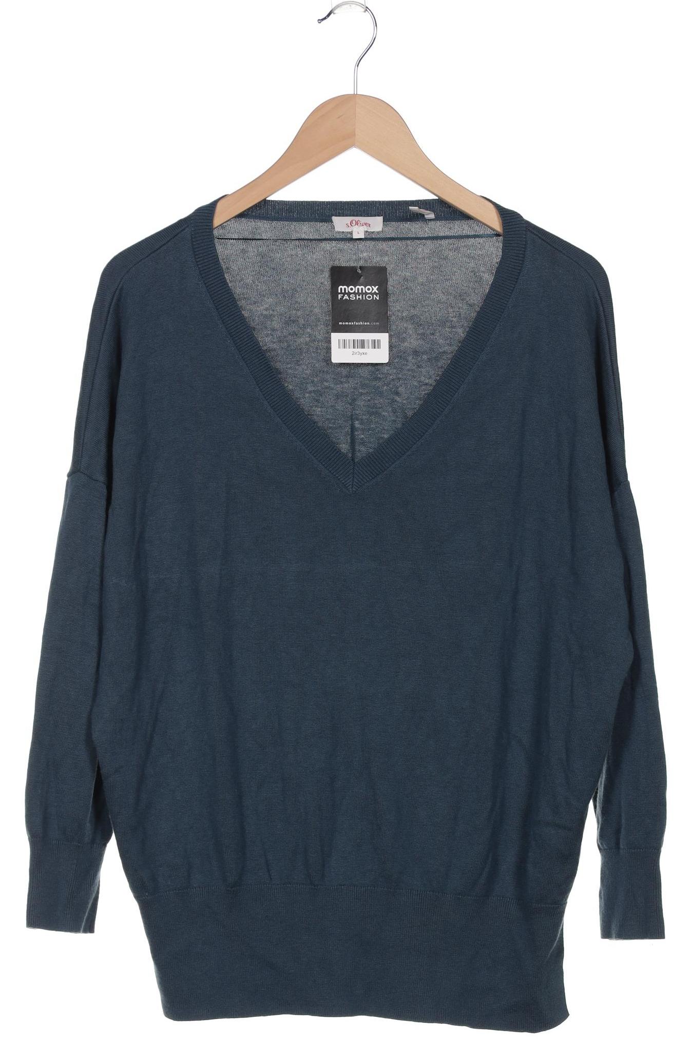 

s.Oliver Damen Pullover, blau, Gr. 42