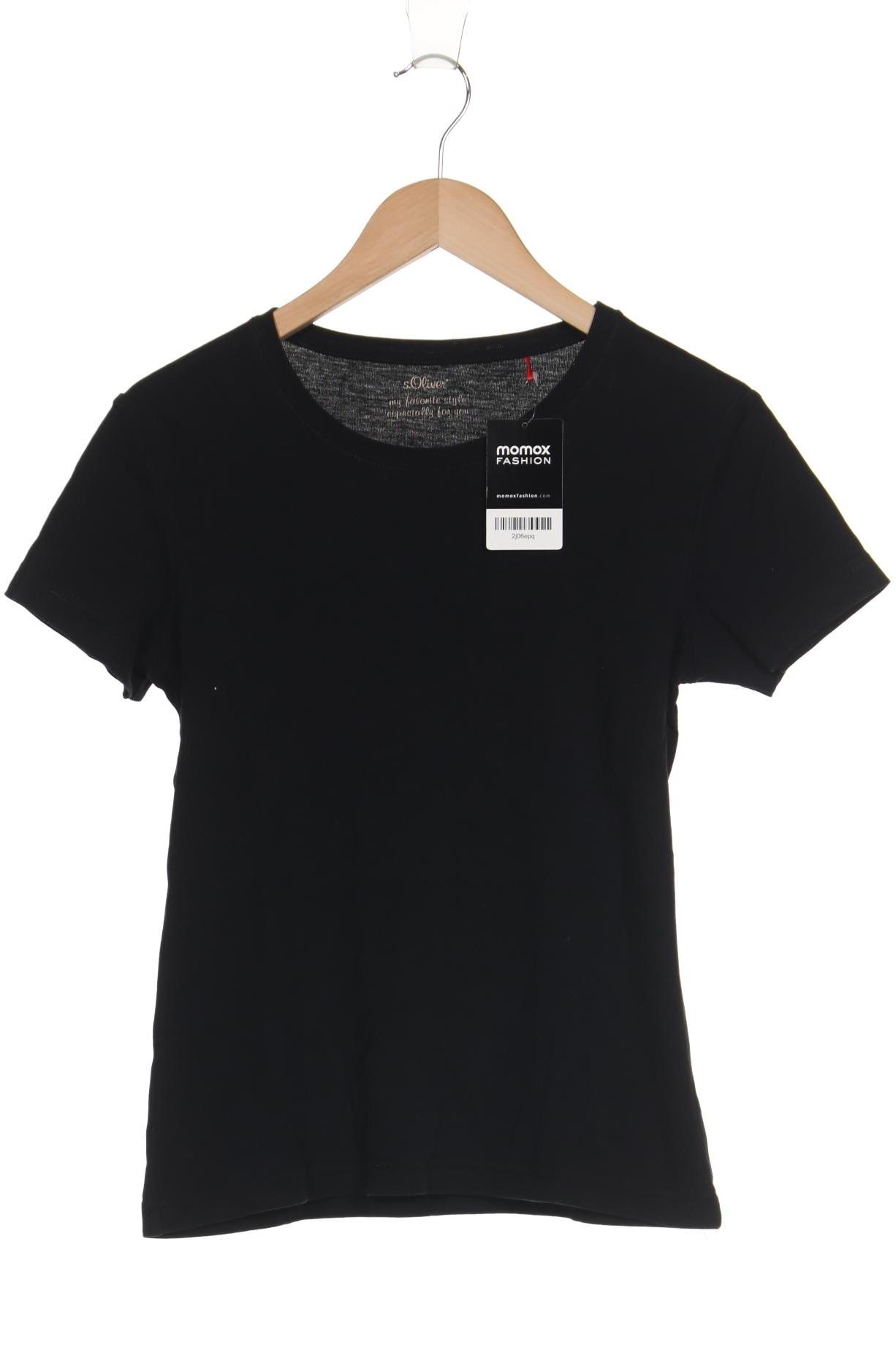 

s.Oliver Damen T-Shirt, schwarz, Gr. 36