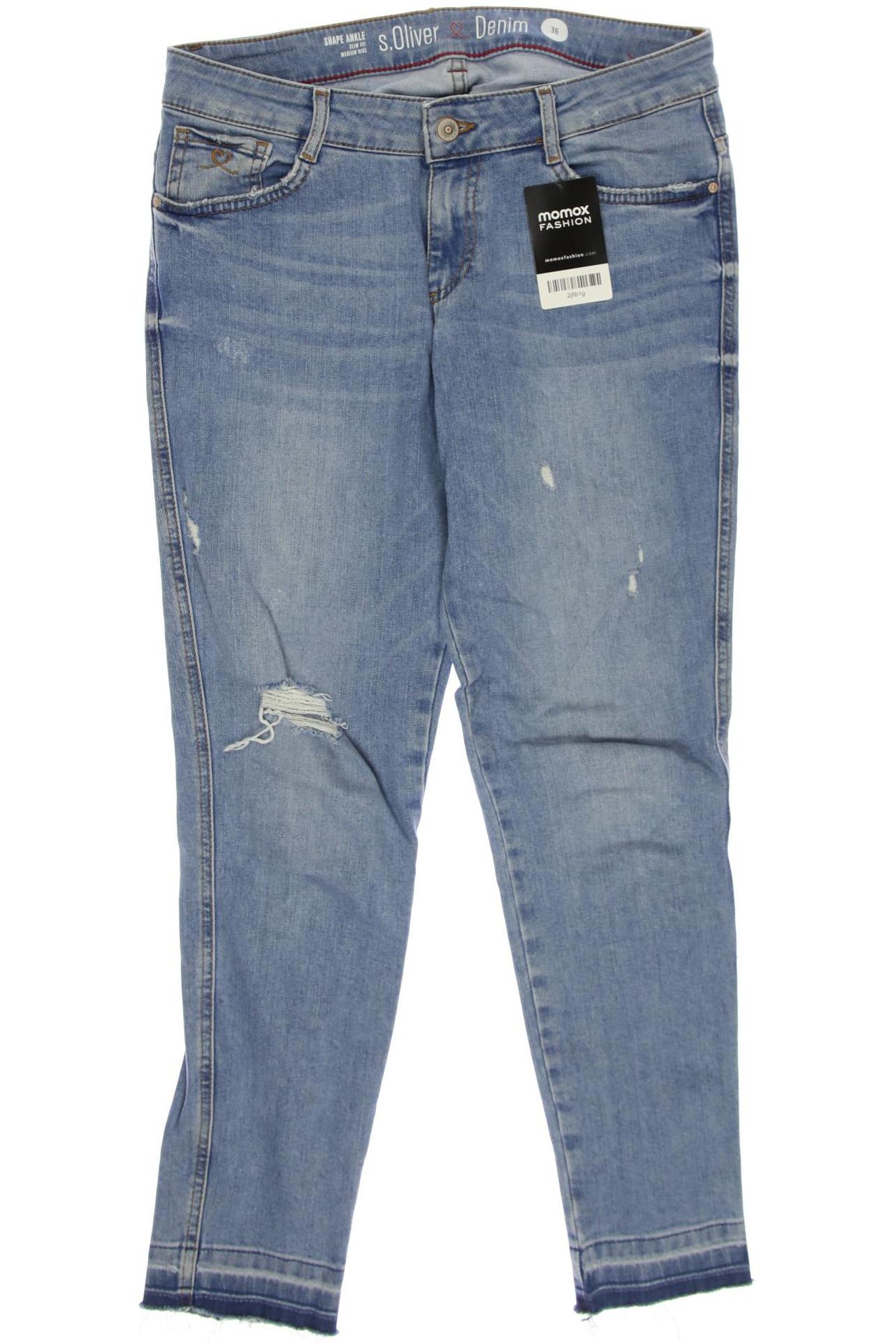 

s.Oliver Damen Jeans, blau