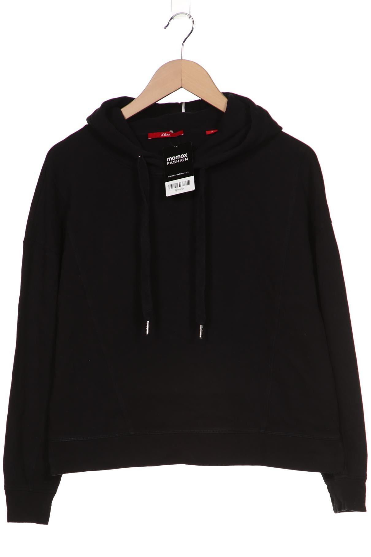 

s.Oliver Damen Kapuzenpullover, schwarz