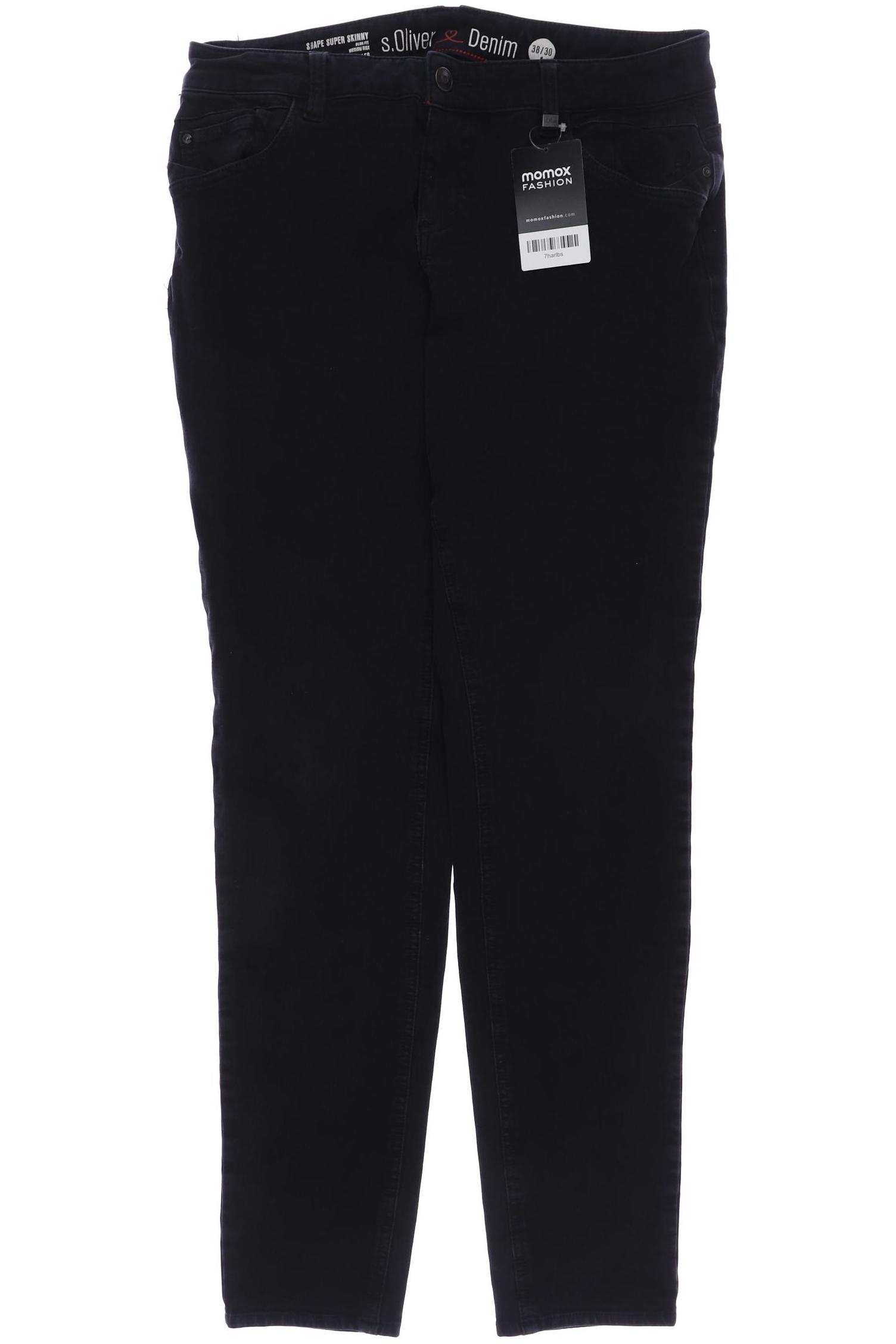 

s.Oliver Damen Jeans, schwarz, Gr. 38