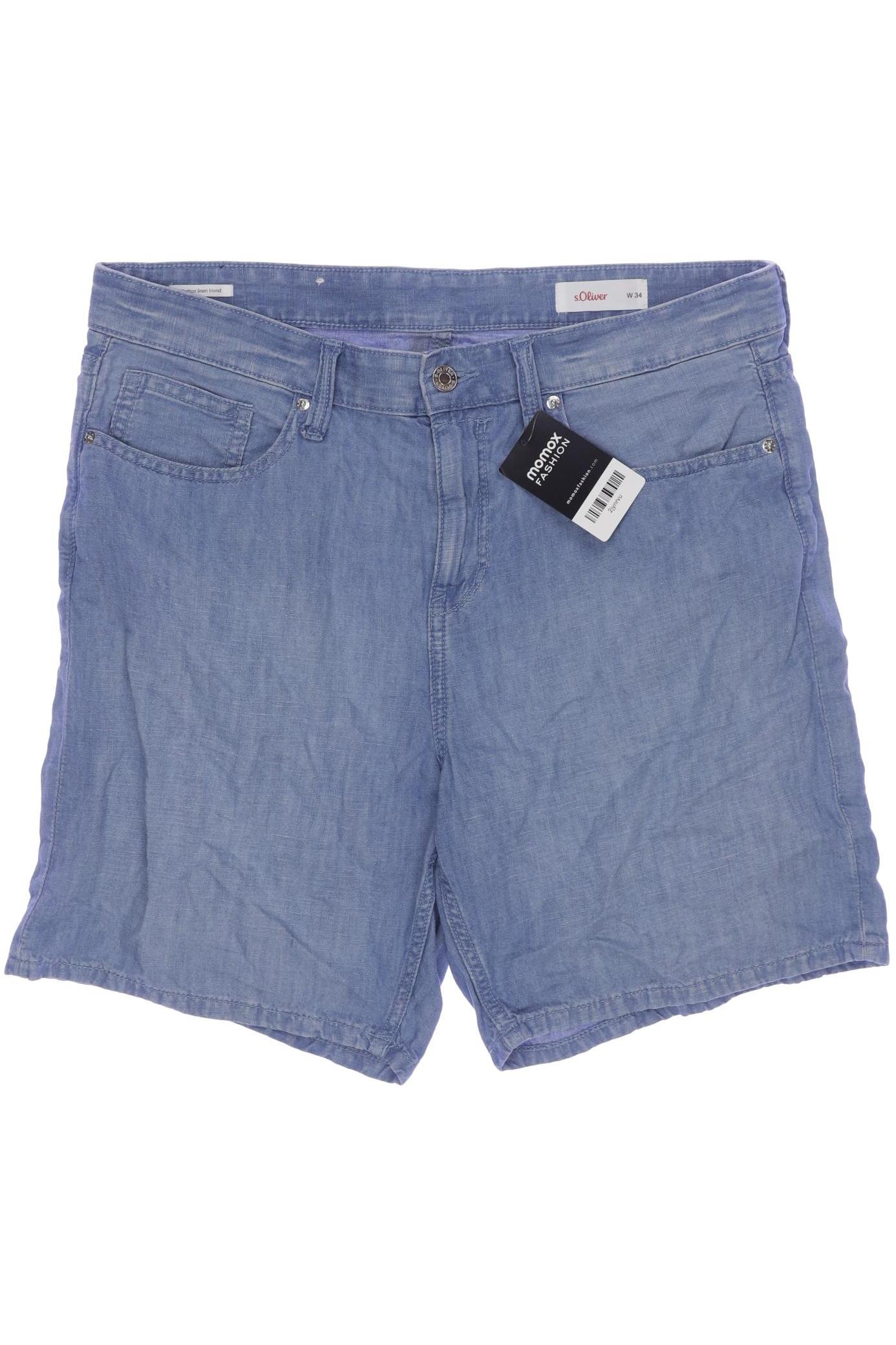 

s.Oliver Damen Shorts, blau, Gr. 34