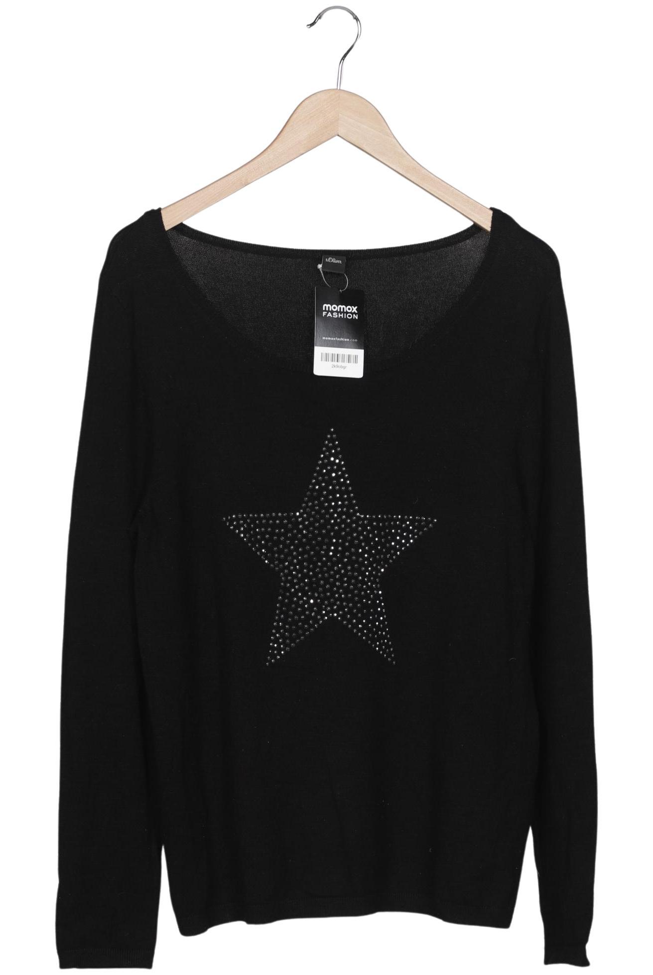 

s.Oliver Damen Pullover, schwarz, Gr. 42