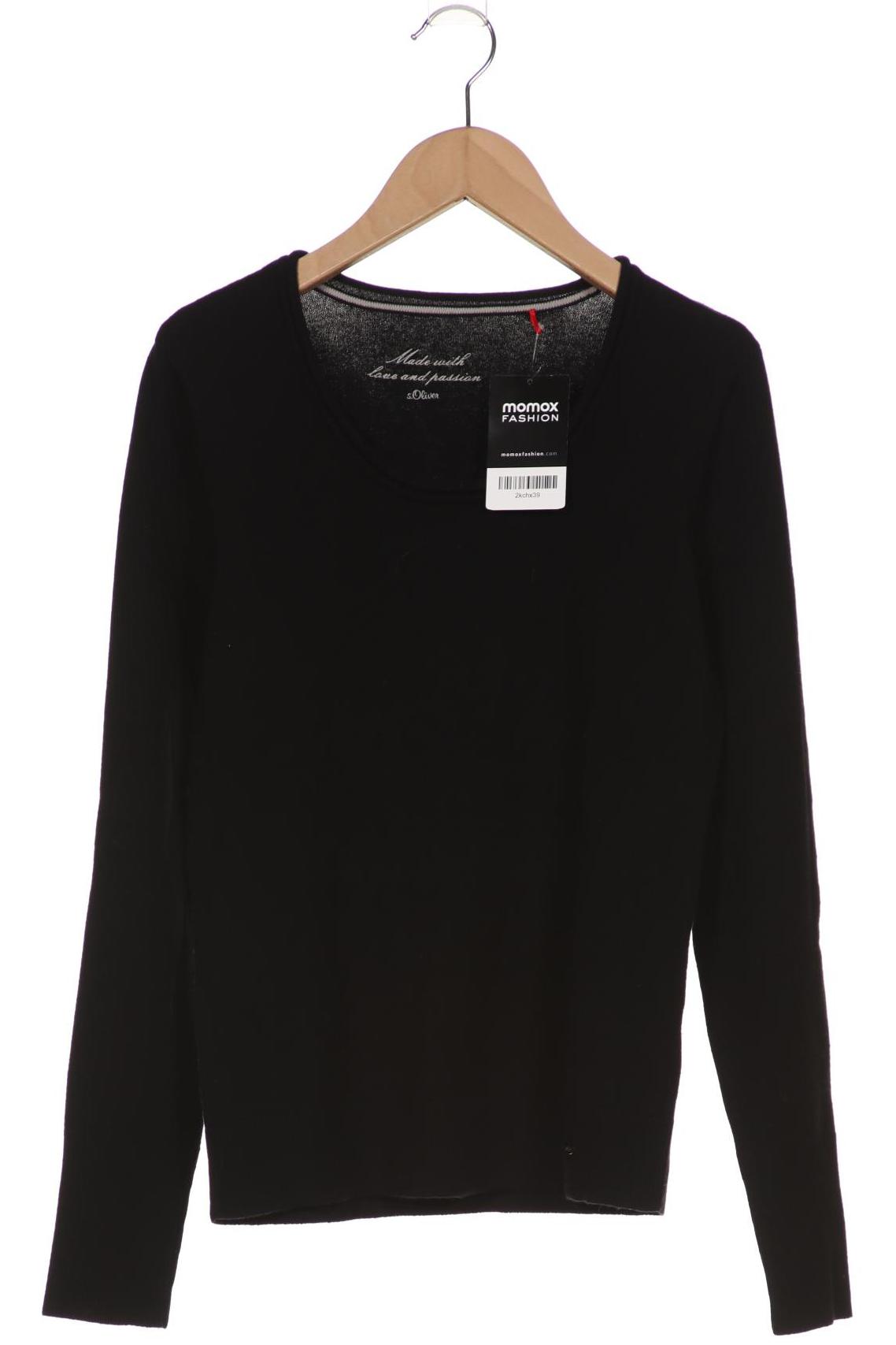 

s.Oliver Damen Pullover, schwarz, Gr. 34