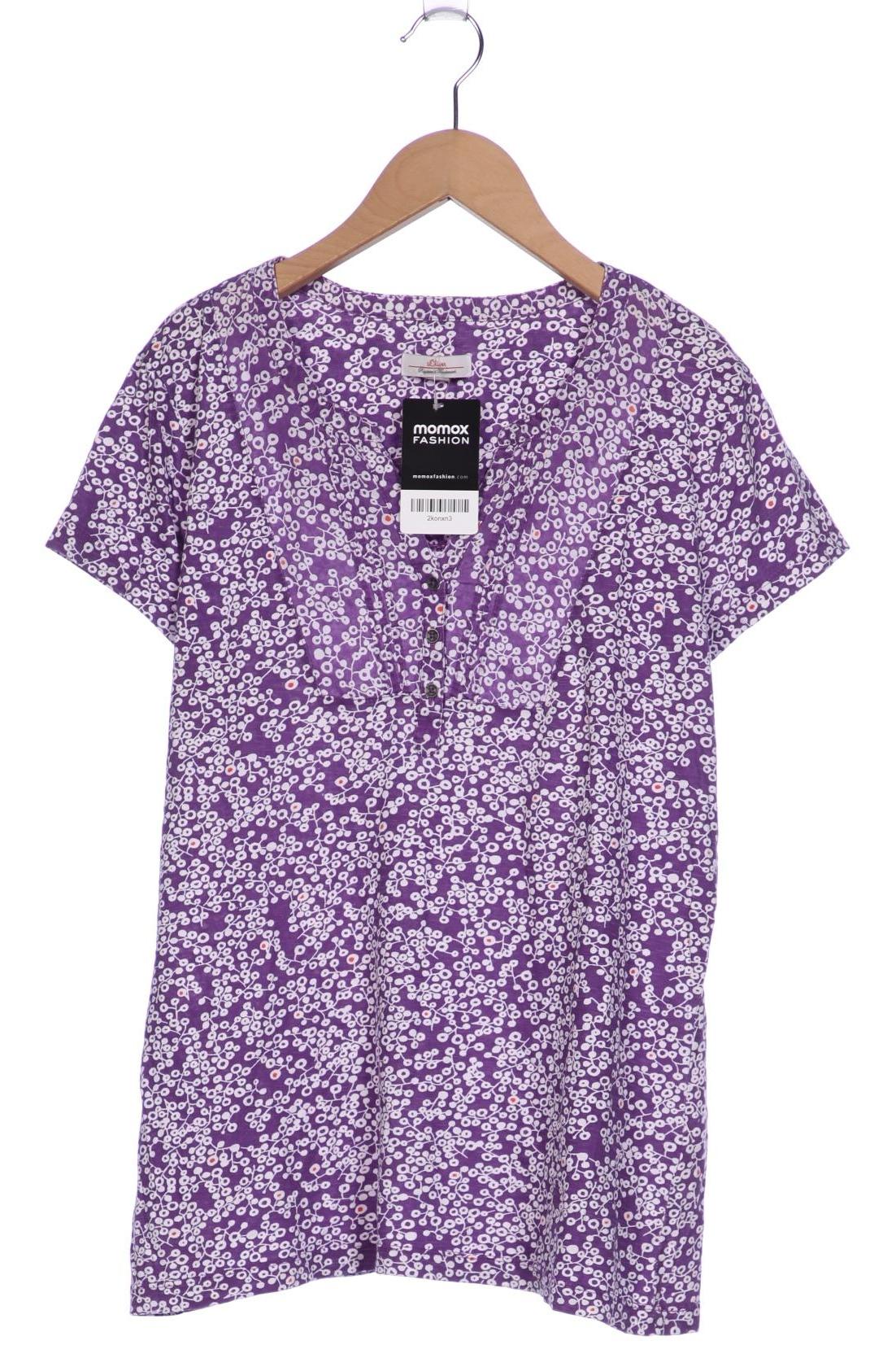 

s.Oliver Damen T-Shirt, flieder, Gr. 42