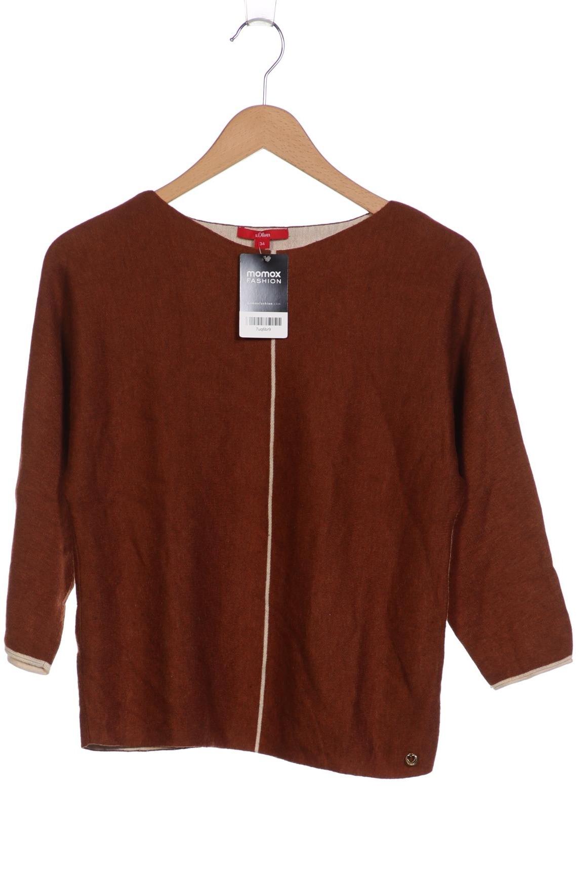 

s.Oliver Damen Pullover, braun, Gr. 34