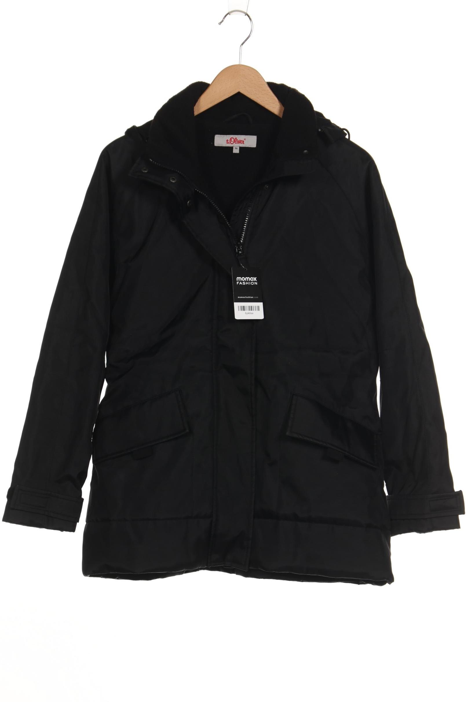 

s.Oliver Damen Jacke, schwarz, Gr. 36
