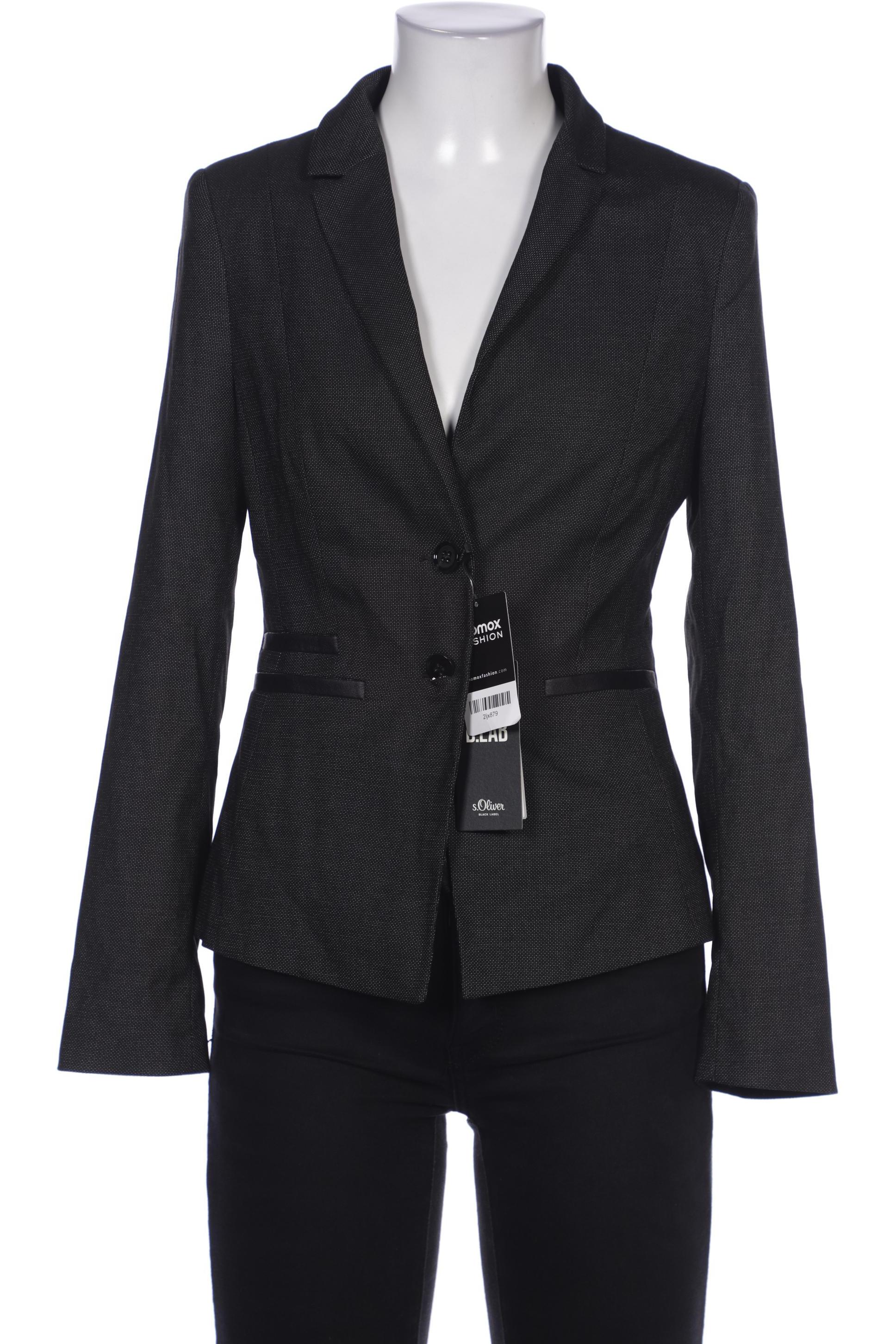 

s.Oliver Damen Blazer, schwarz, Gr. 36