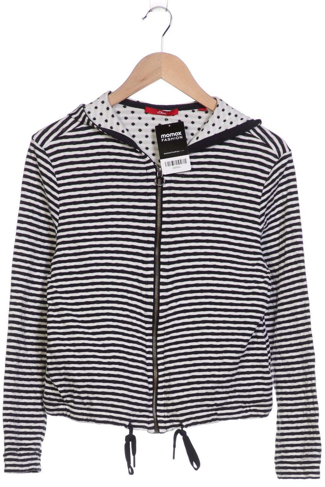 

s.Oliver Damen Strickjacke, schwarz, Gr. 38