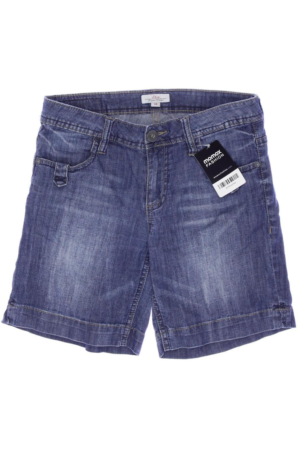 

s.Oliver Damen Shorts, blau, Gr. 34