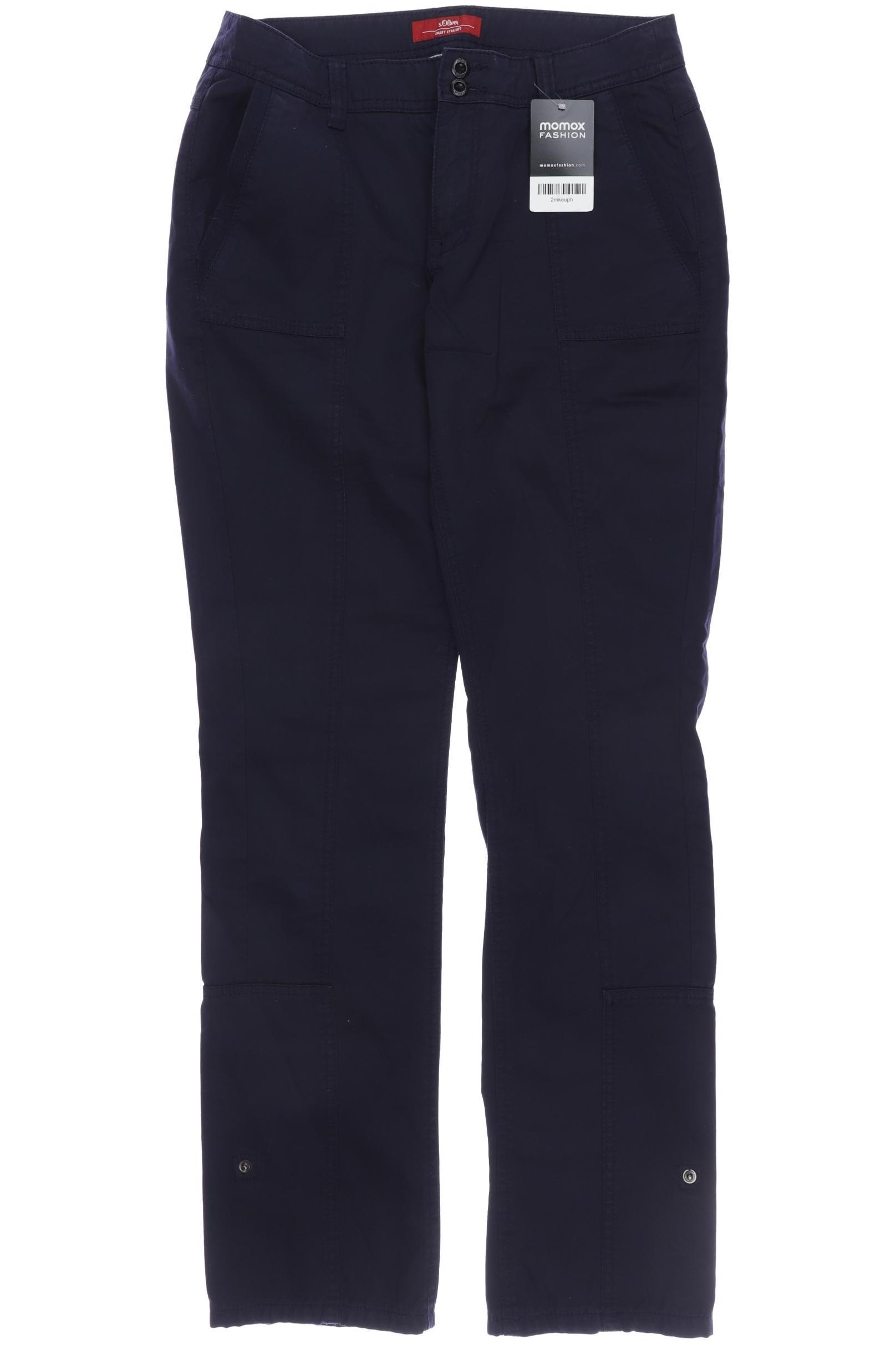 

s.Oliver Damen Stoffhose, marineblau, Gr. 36