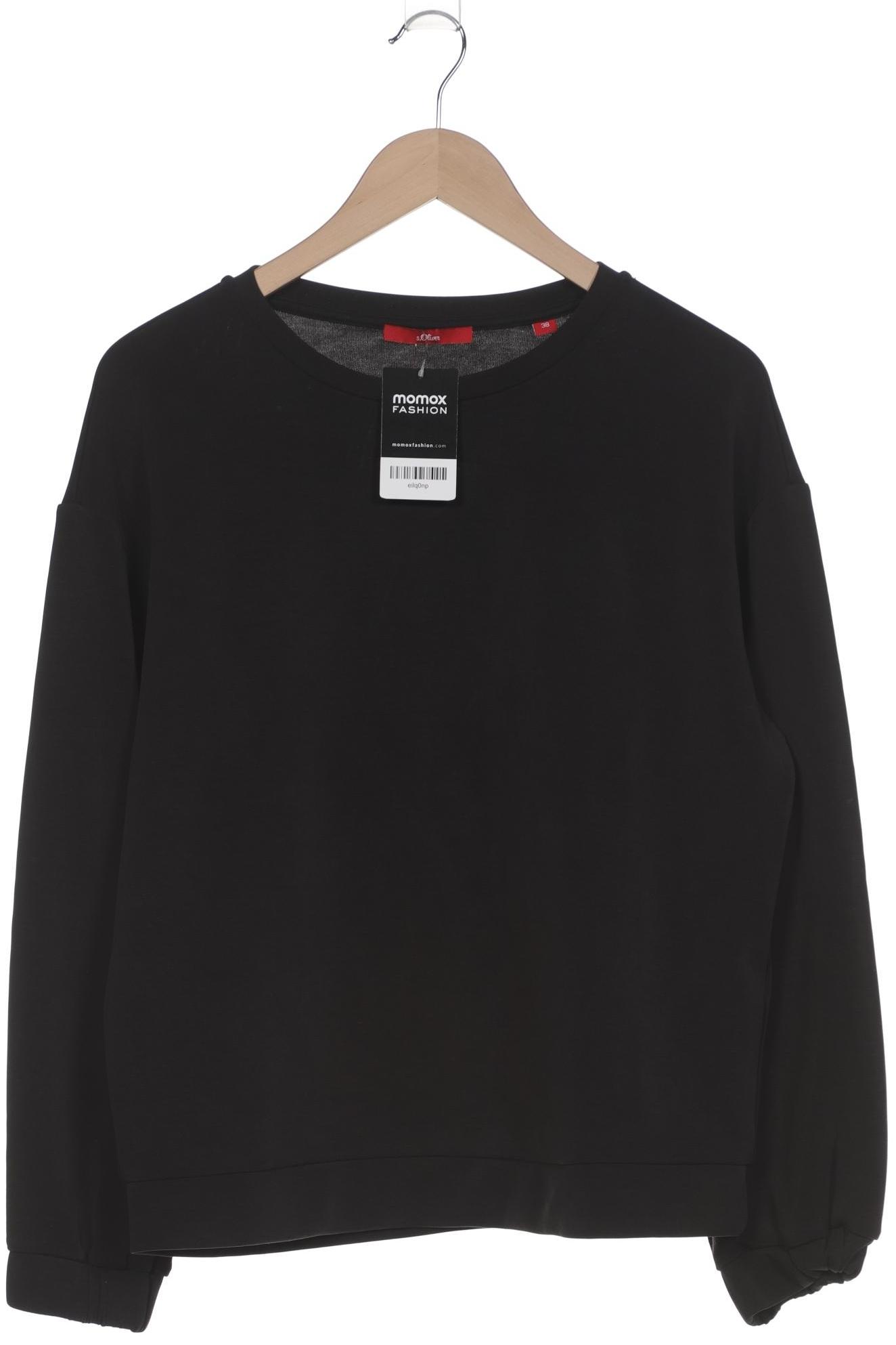 

s.Oliver Damen Sweatshirt, schwarz, Gr. 38