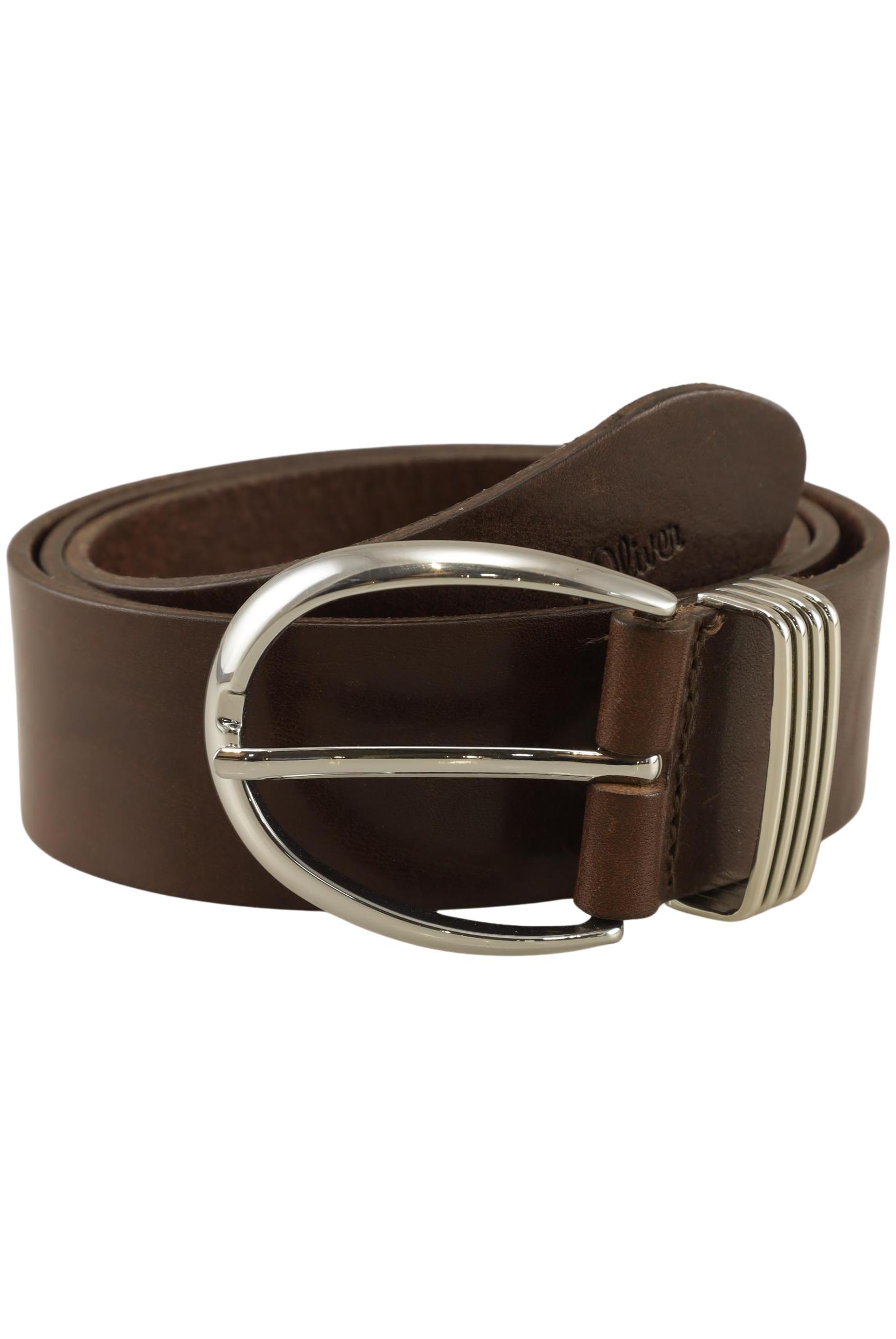 

s.Oliver Damen Gürtel, braun, Gr. 100