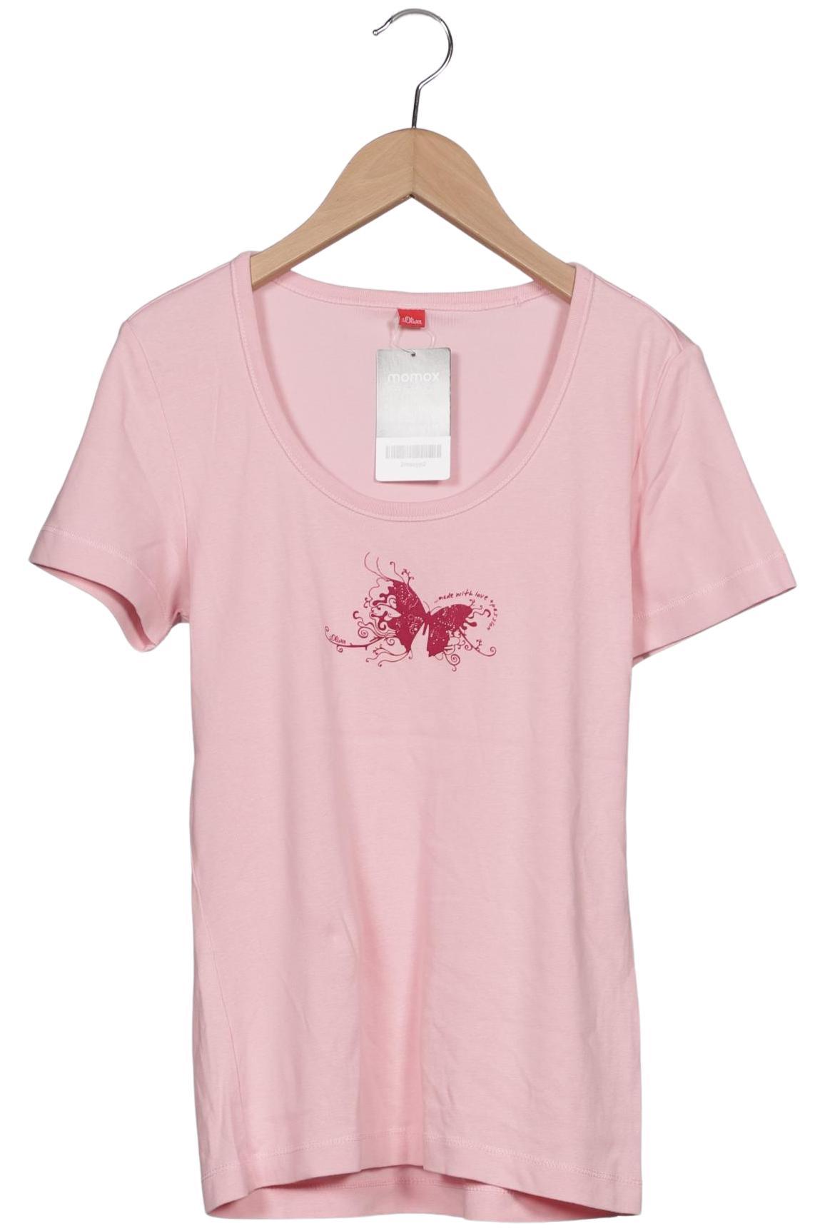 

s.Oliver Damen T-Shirt, pink, Gr. 38